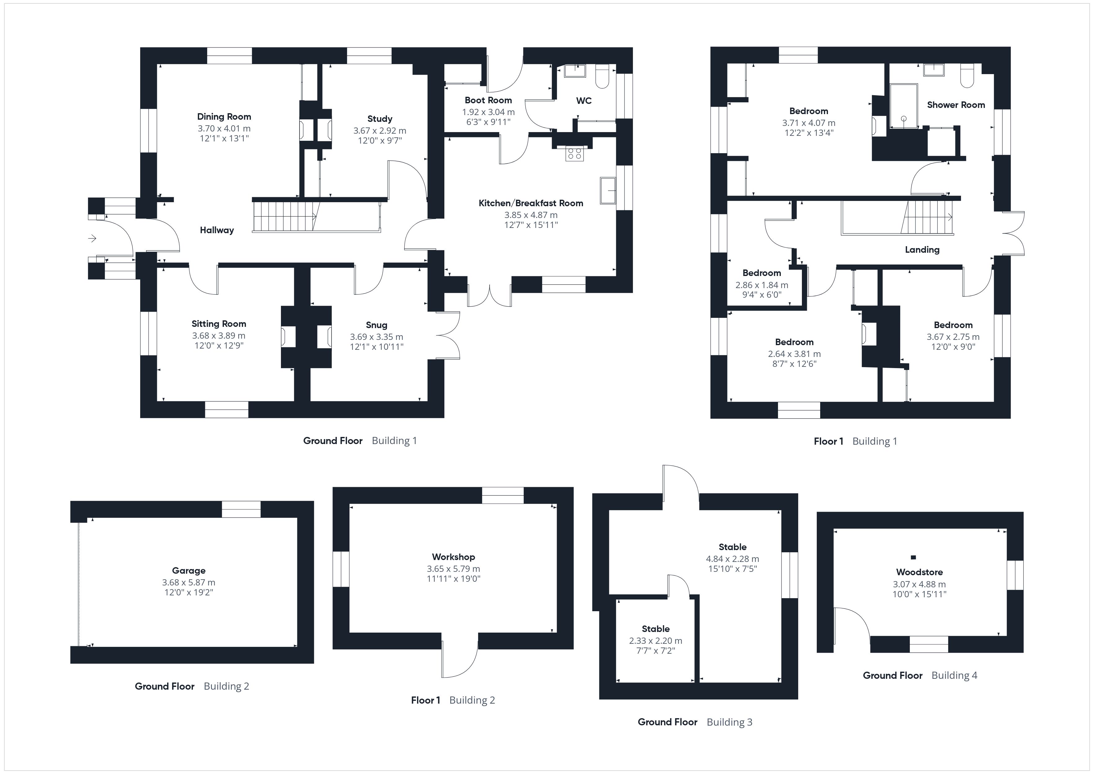 Rose Bank,, Weston under Penyard, Herefordshire floorplan