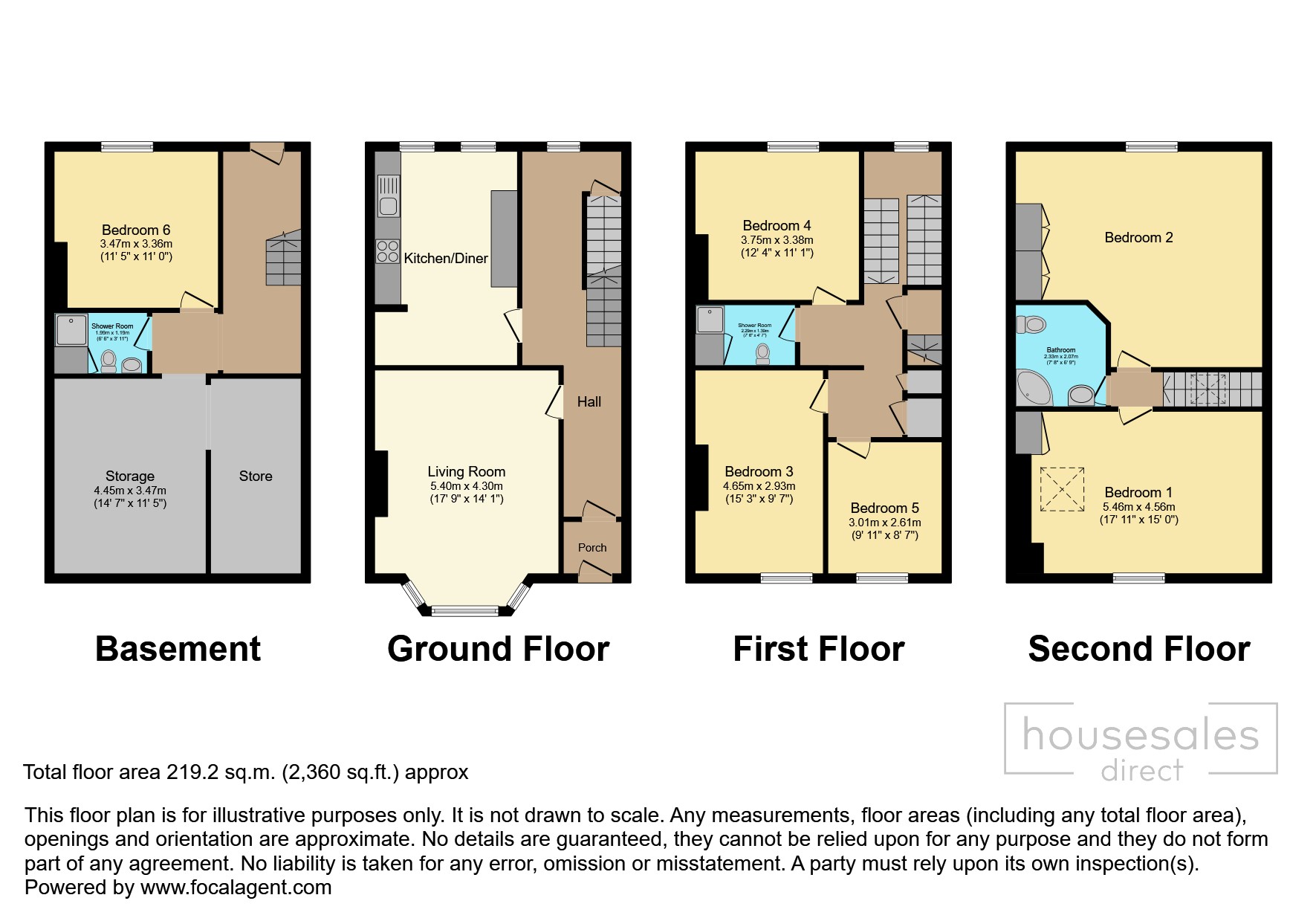 288, Keighley Road, Bradford floorplan