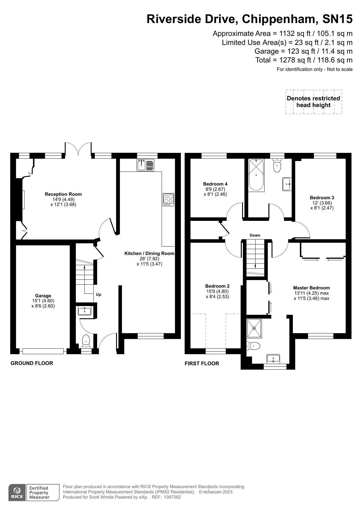 22, Riverside Drive, Chippenham floorplan