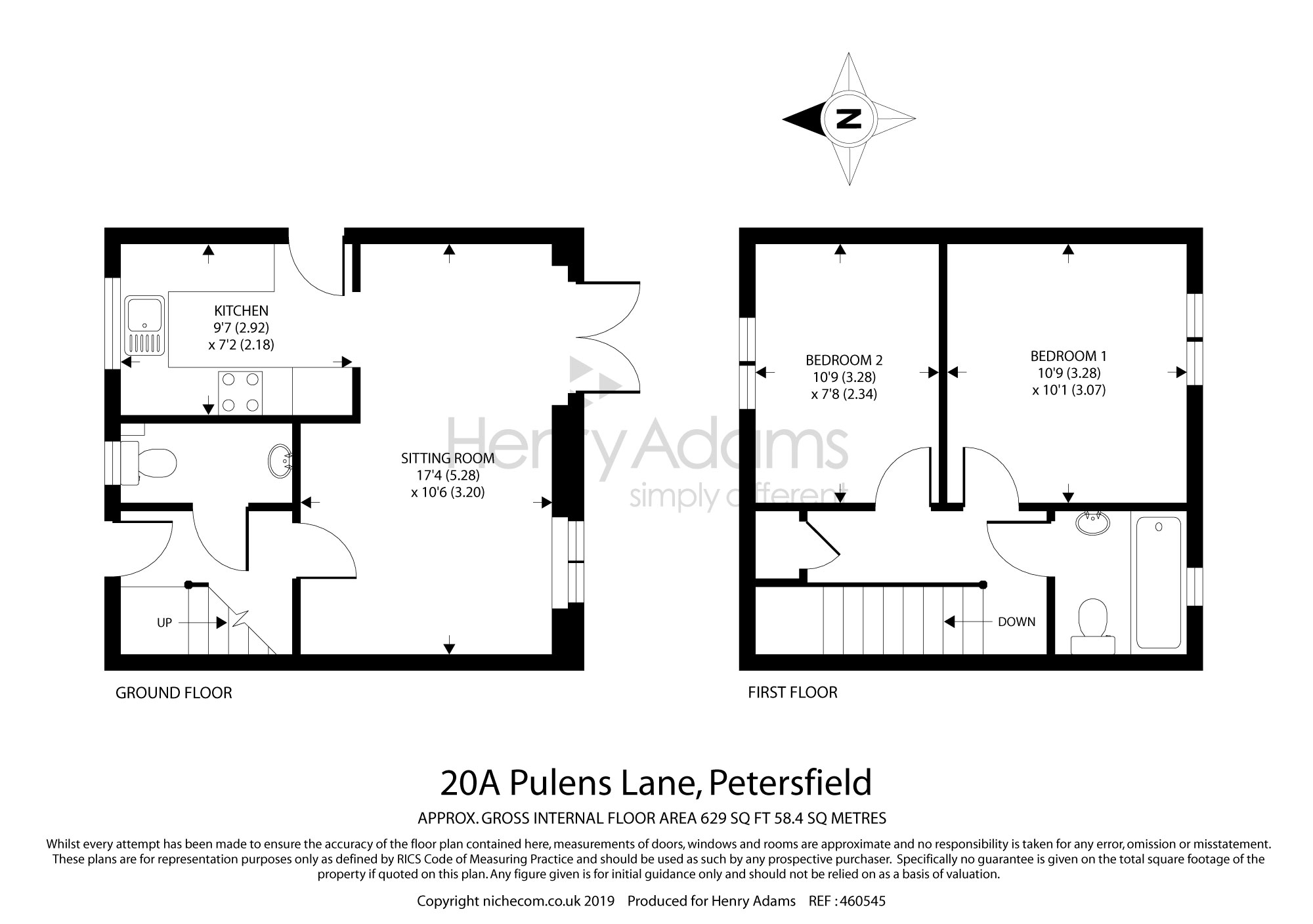 2 Bedrooms Flat for sale in Pulens Lane, Petersfield GU31
