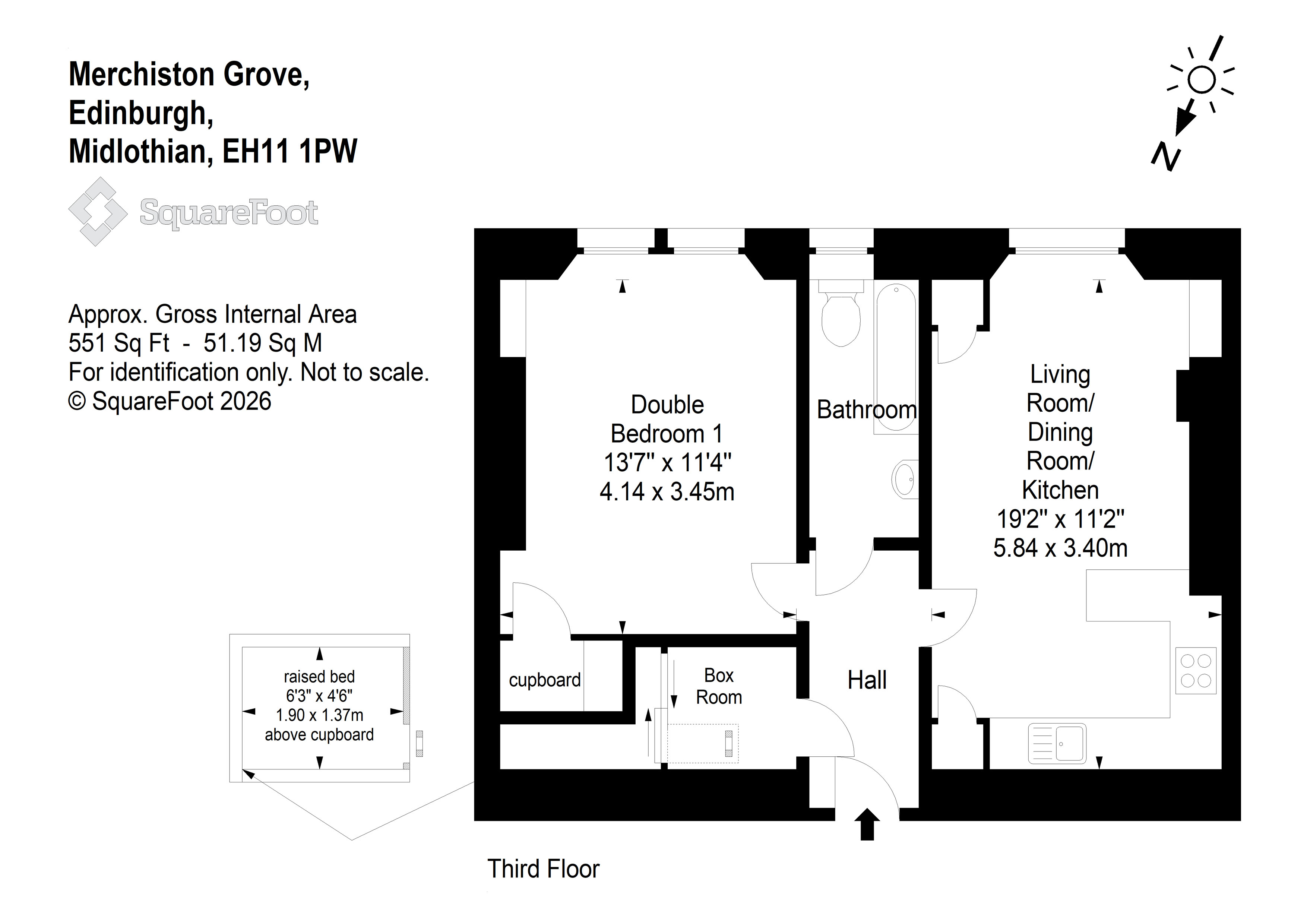 12/10, Merchiston Grove, Edinburgh floorplan