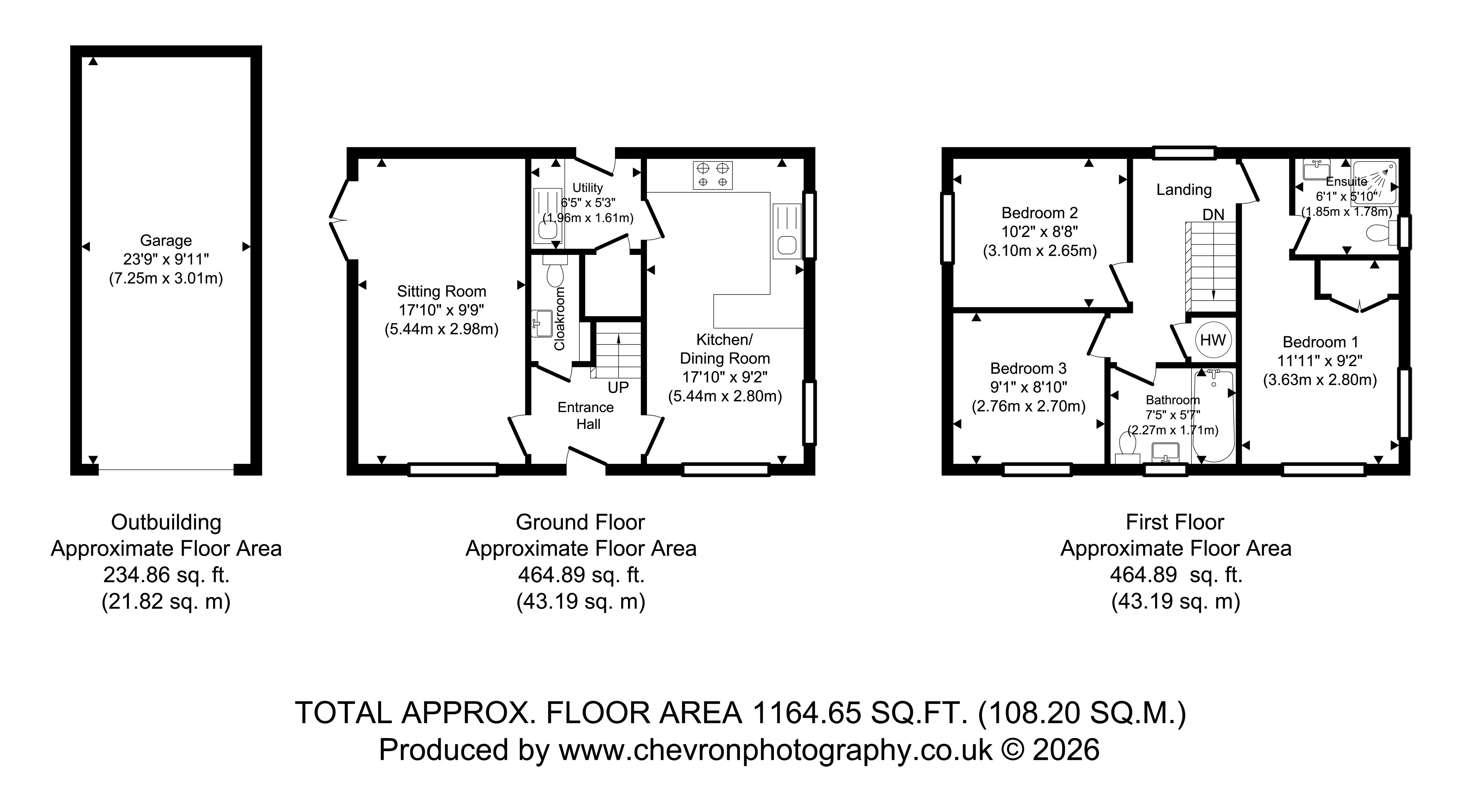 17, Blunden Close, Sudbury floorplan