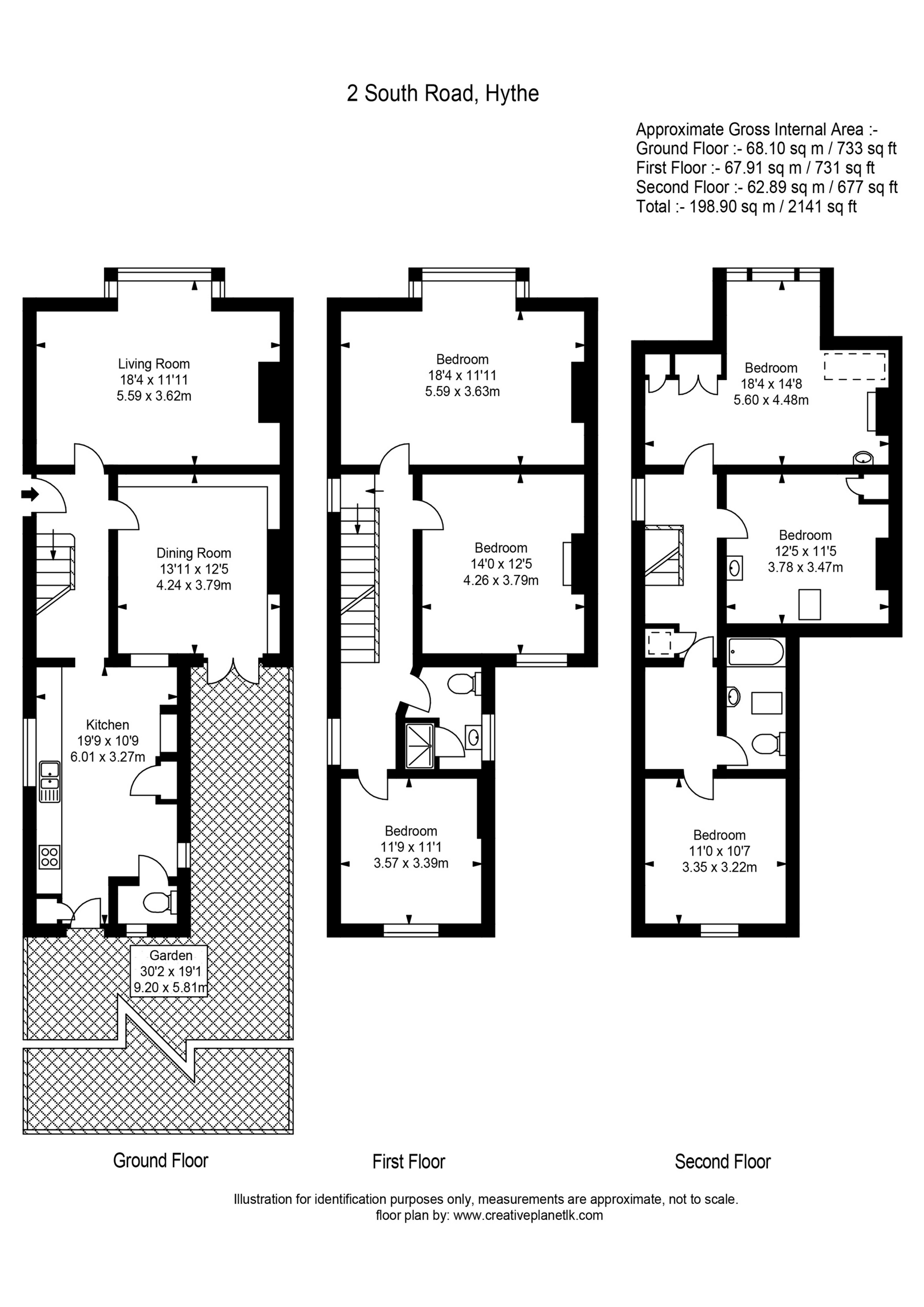 2, South Road, Hythe floorplan