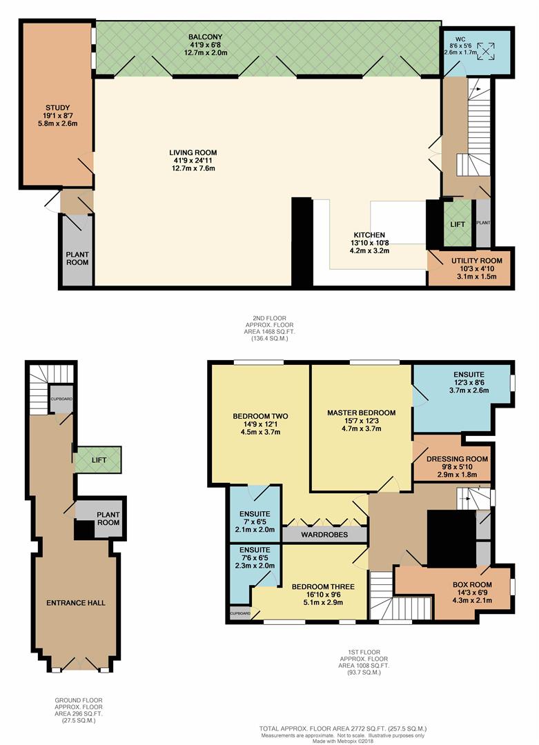 3 Bedrooms Flat to rent in Provincial Works, The Avenue, Harrogate HG1