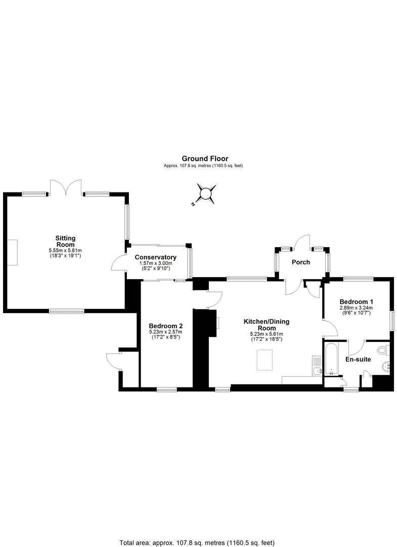The Granary, East Cornworthy, Totnes floorplan