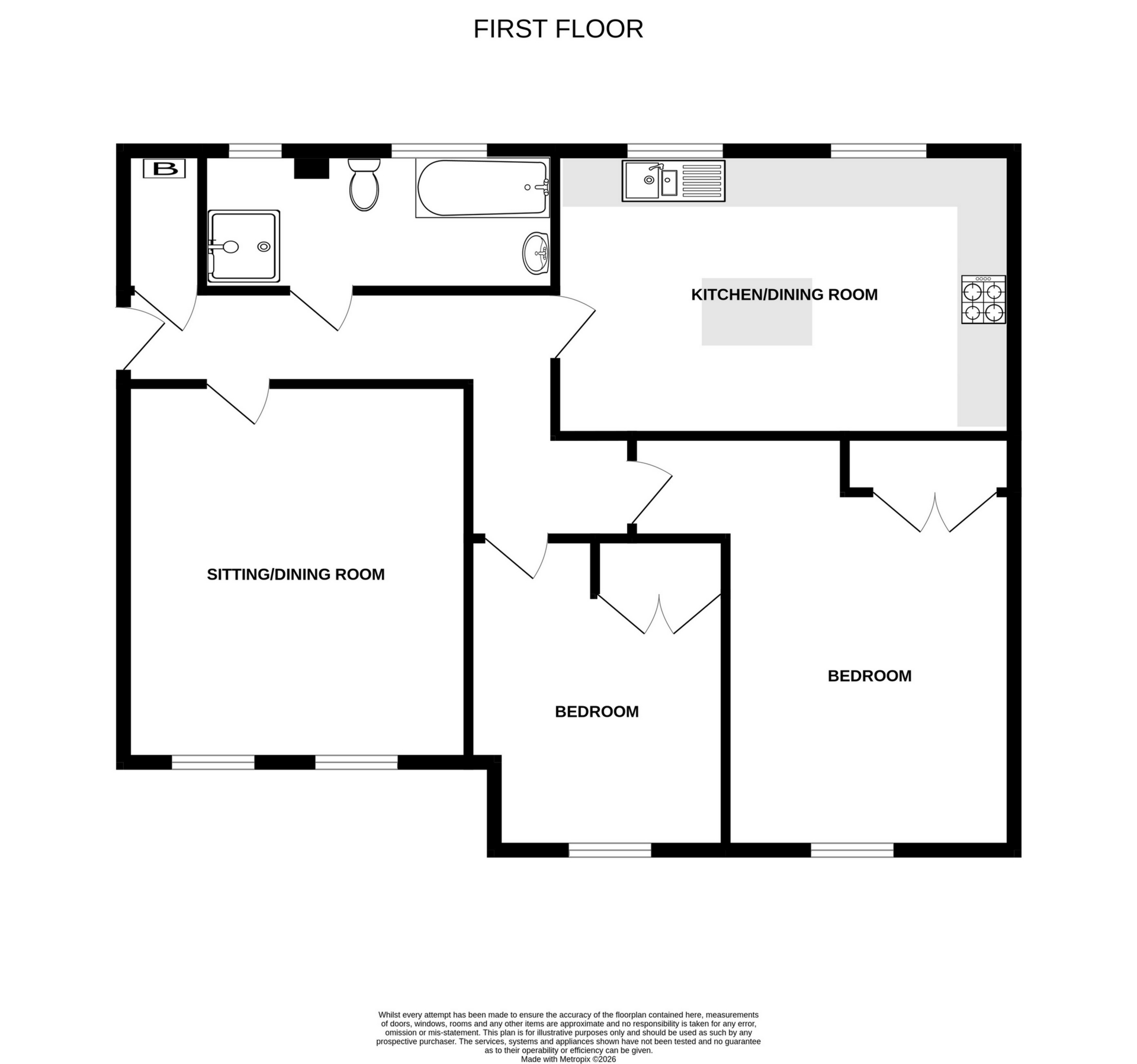 4 Coventry Court, Coventry Gardens, Deal floorplan