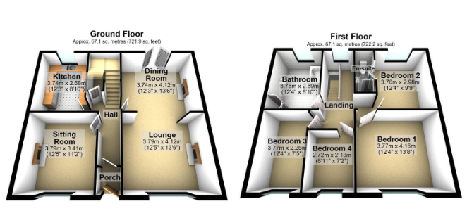 Cross Street, Golborne floorplan