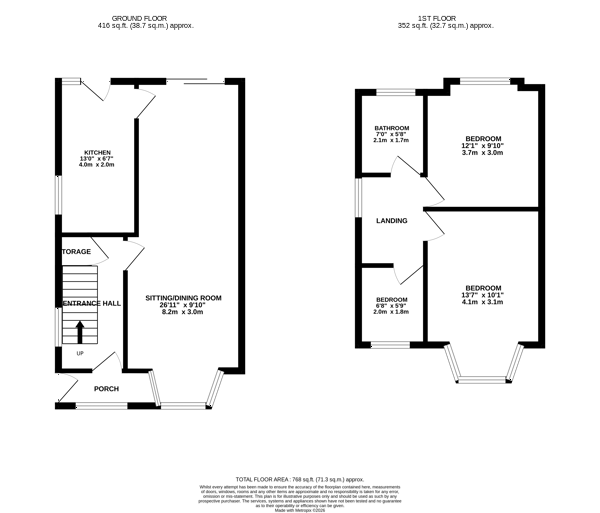 41, Ermington Crescent, West Midlands floorplan
