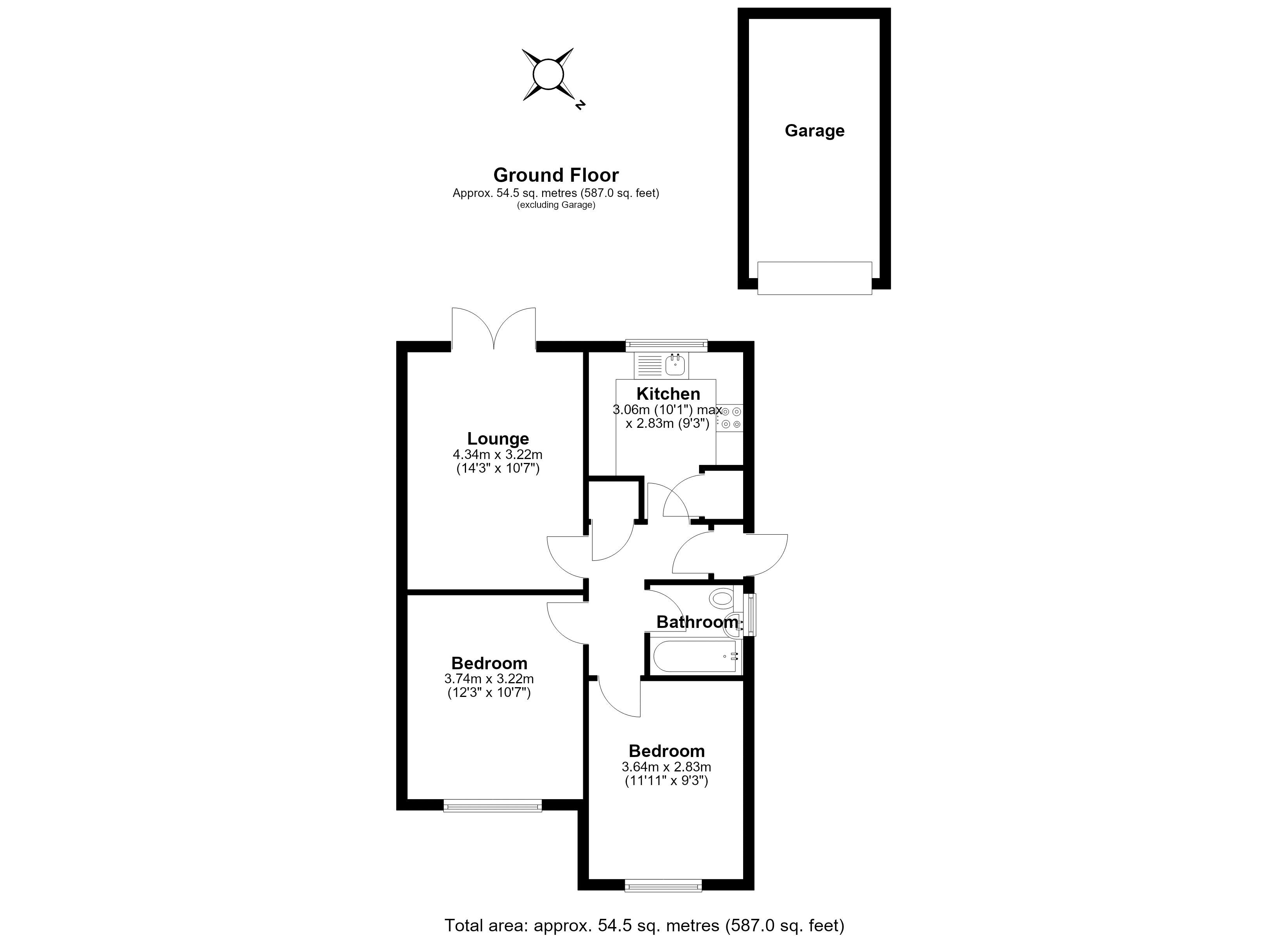 14, Manor Drive, Telford floorplan