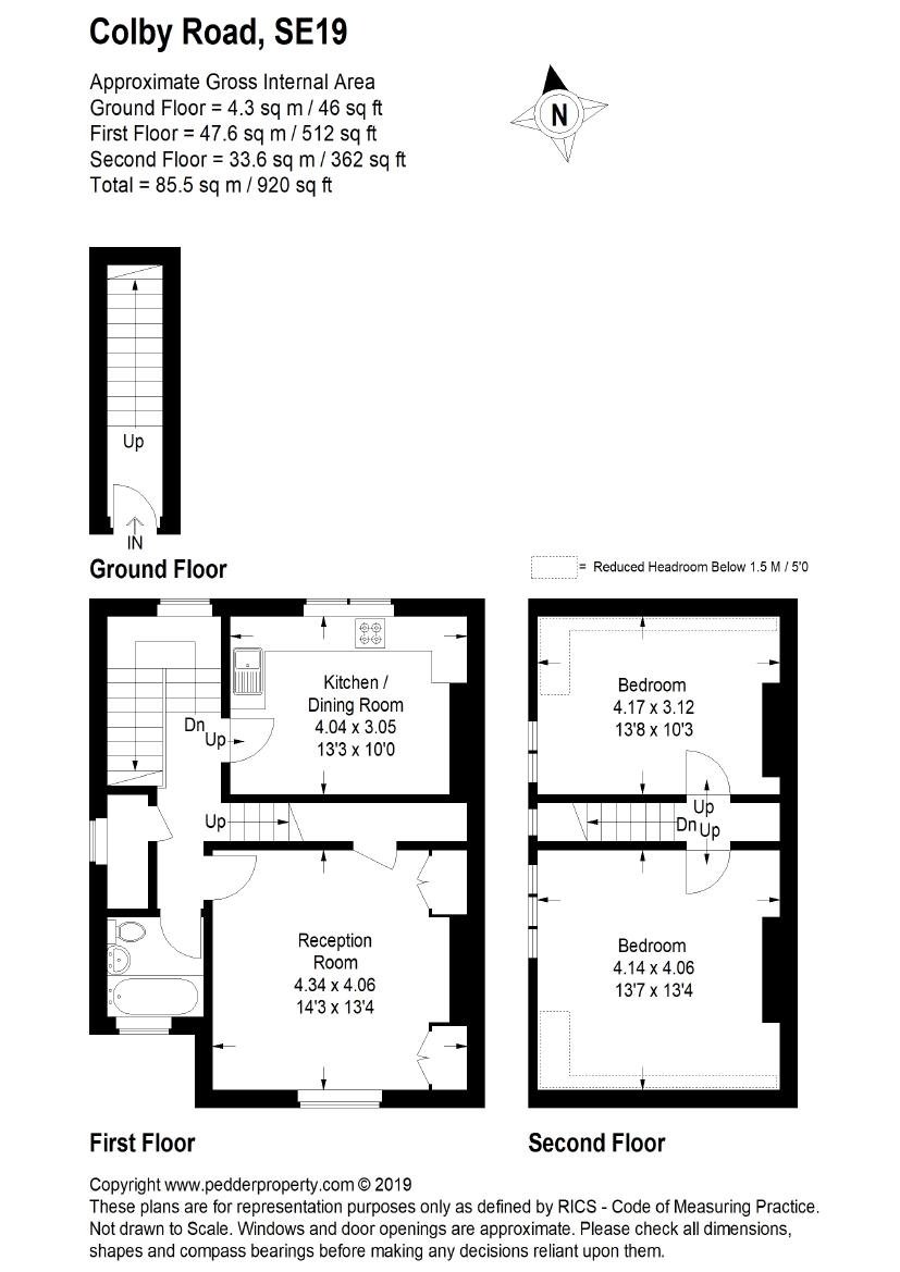 2 Bedrooms Flat for sale in Colby Road, Upper Norwood, London SE19