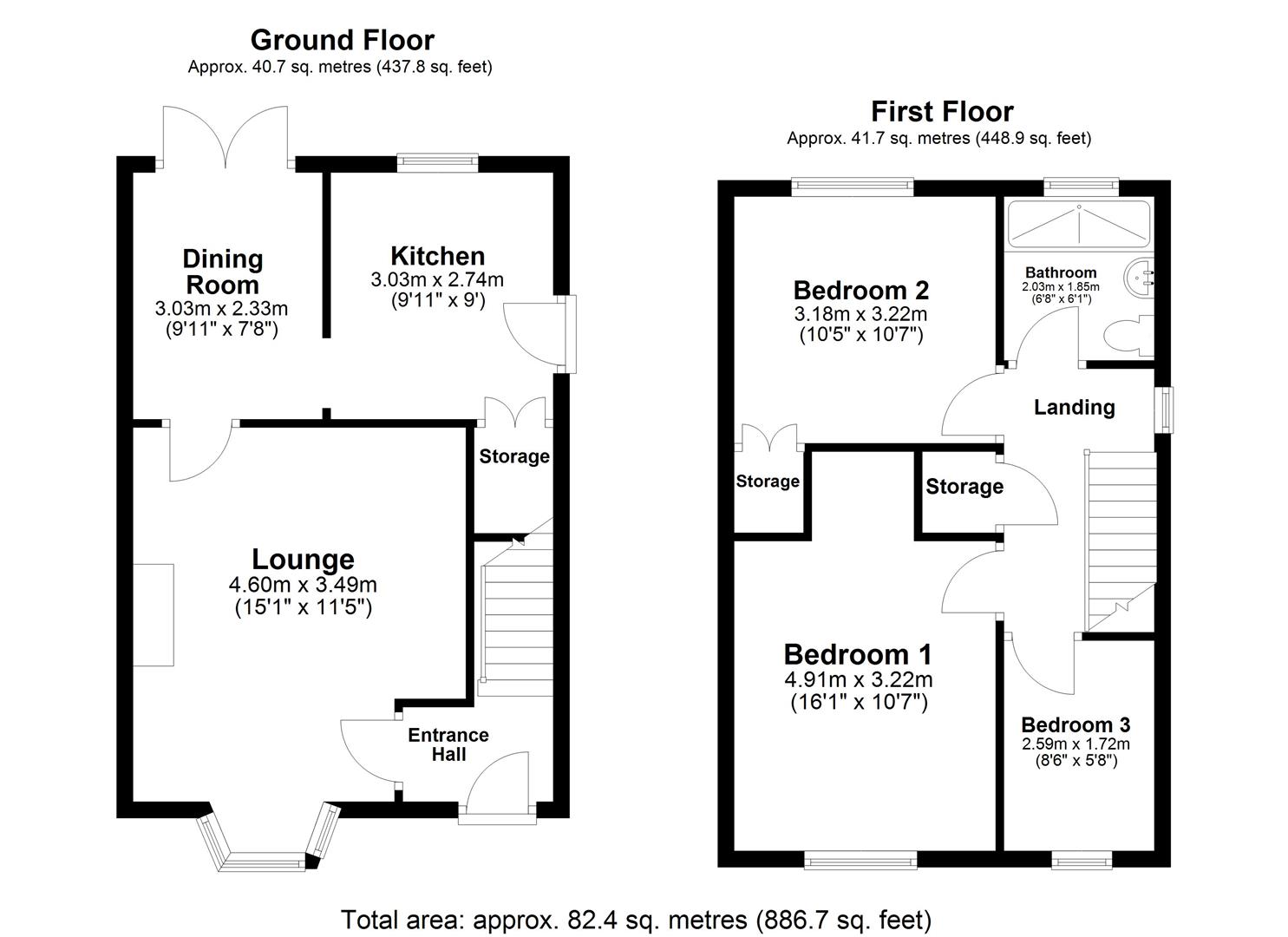 17, Croft Way, Selby floorplan