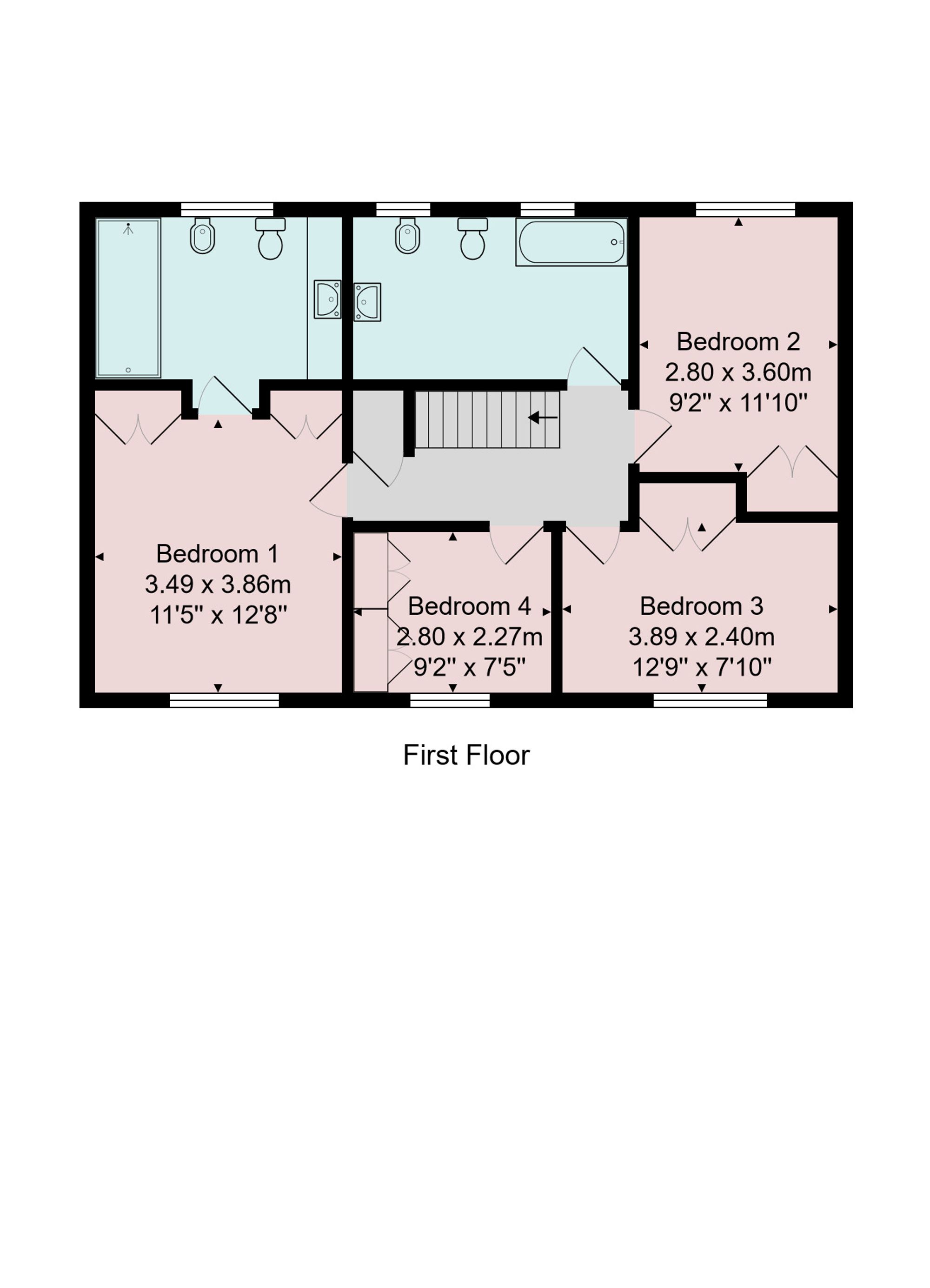 1a Fulwith Road, Harrogate floorplan