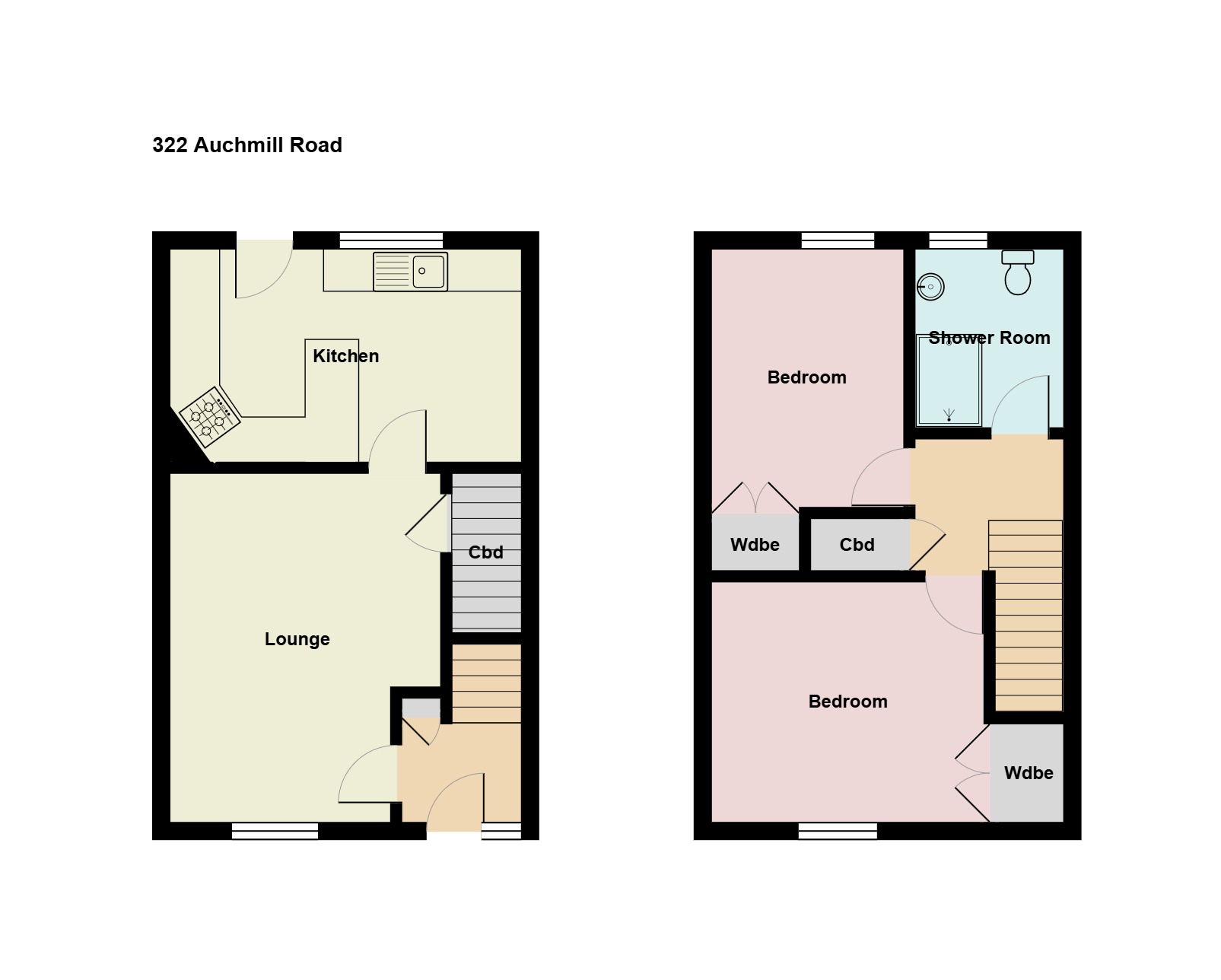 332 Auchmill Road, Aberdeen floorplan