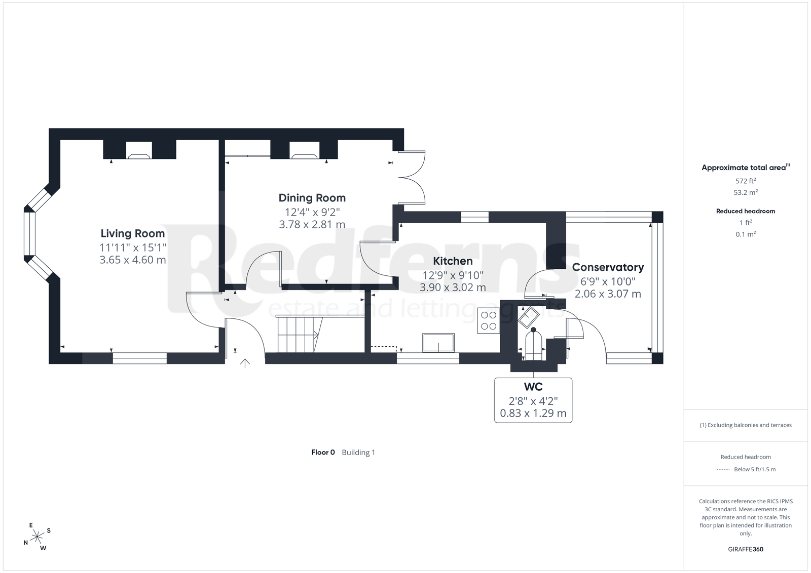 61, Woolbrook Road, Sidmouth floorplan