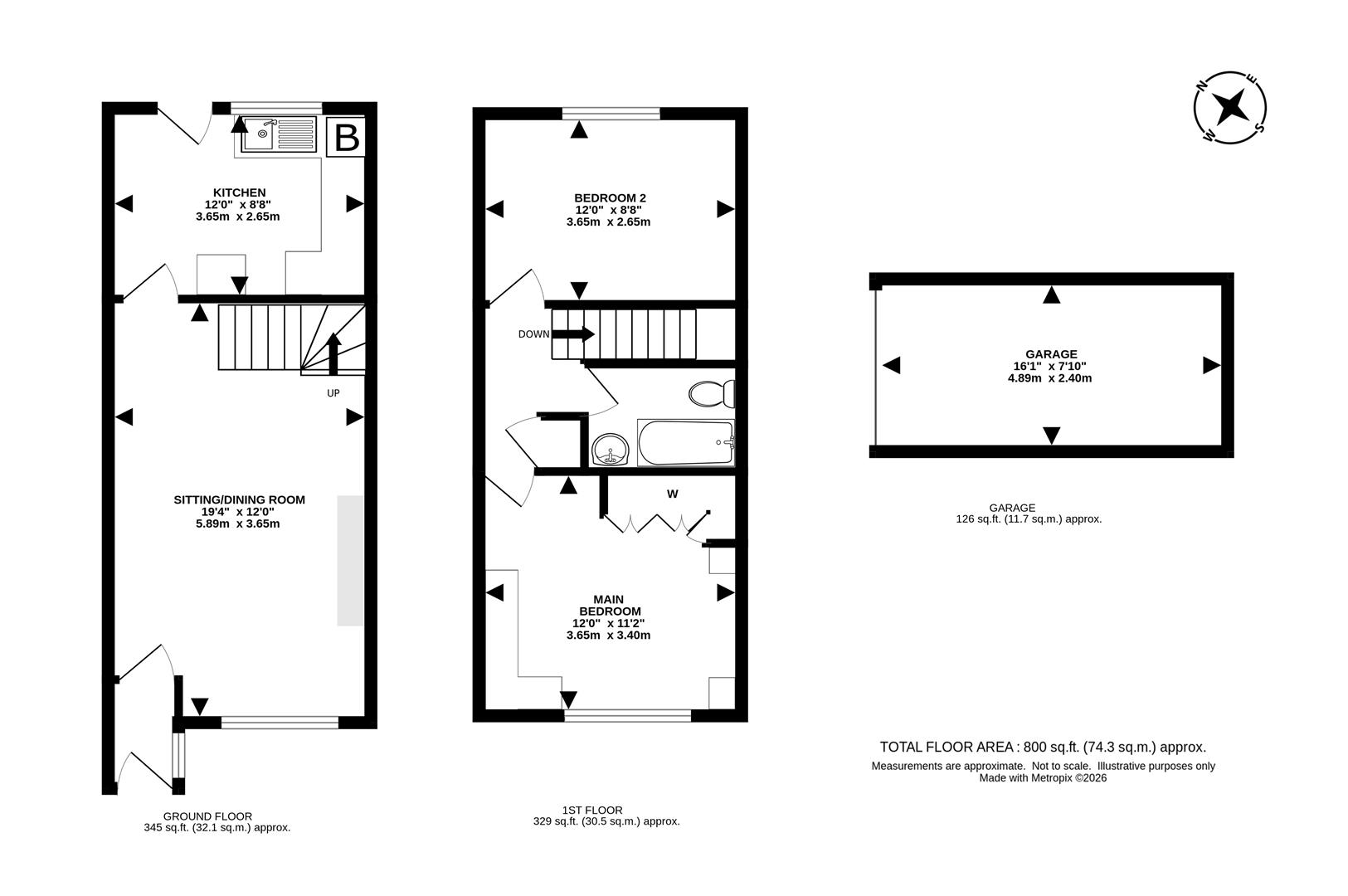 71, Delaporte Close, Epsom floorplan