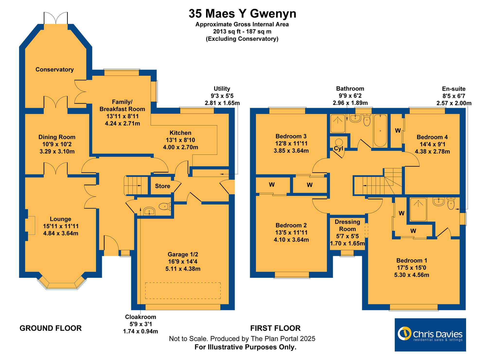 35 Maes Y Gwenyn, Barry floorplan