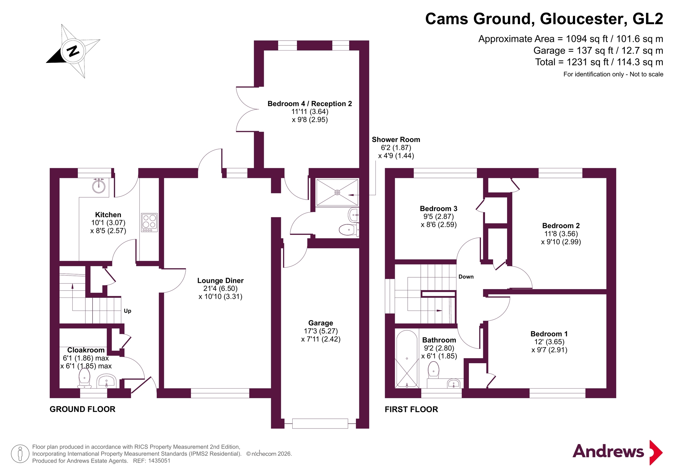 4, Cams Ground, Gloucester floorplan