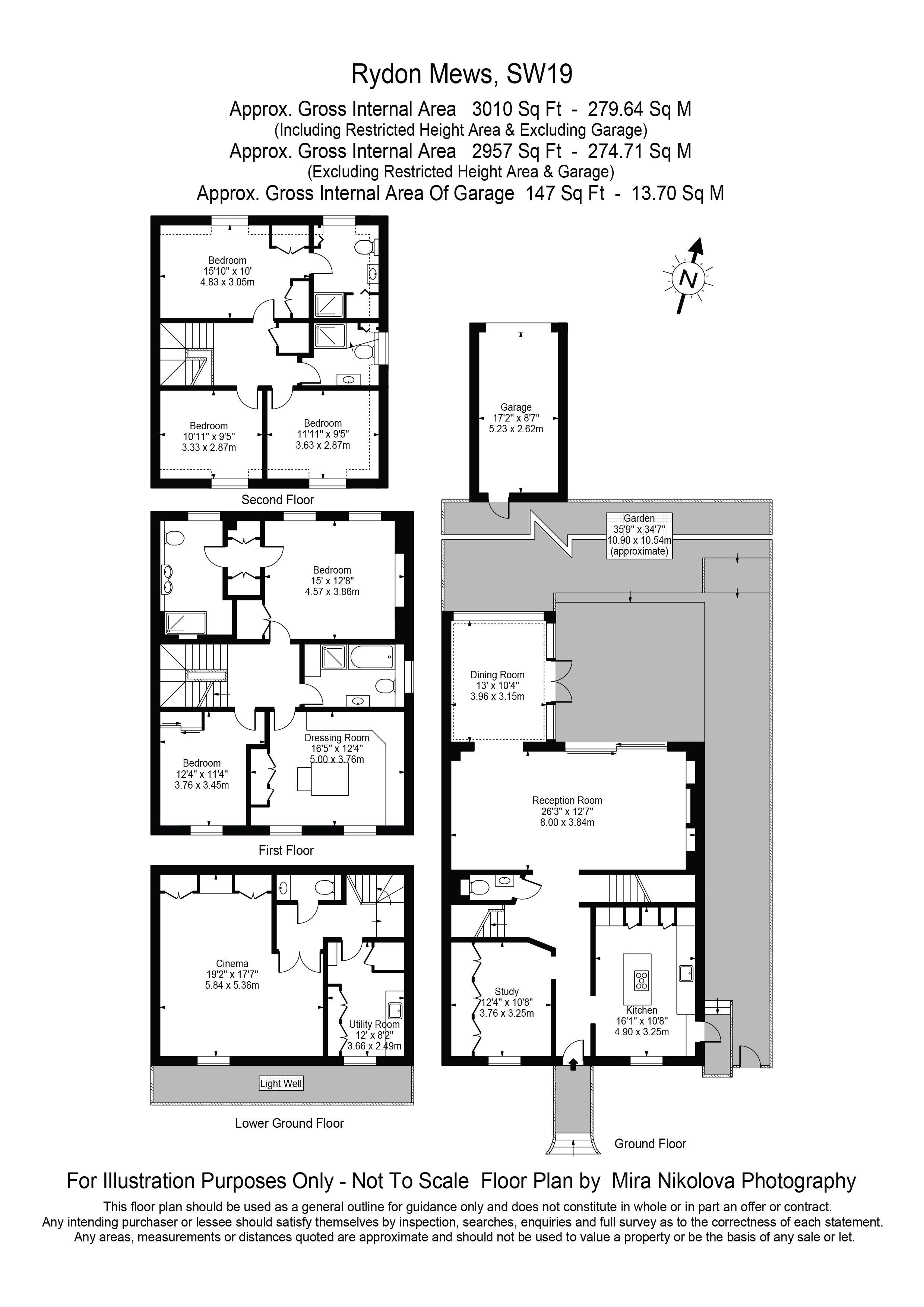 1, Rydon Mews, London floorplan
