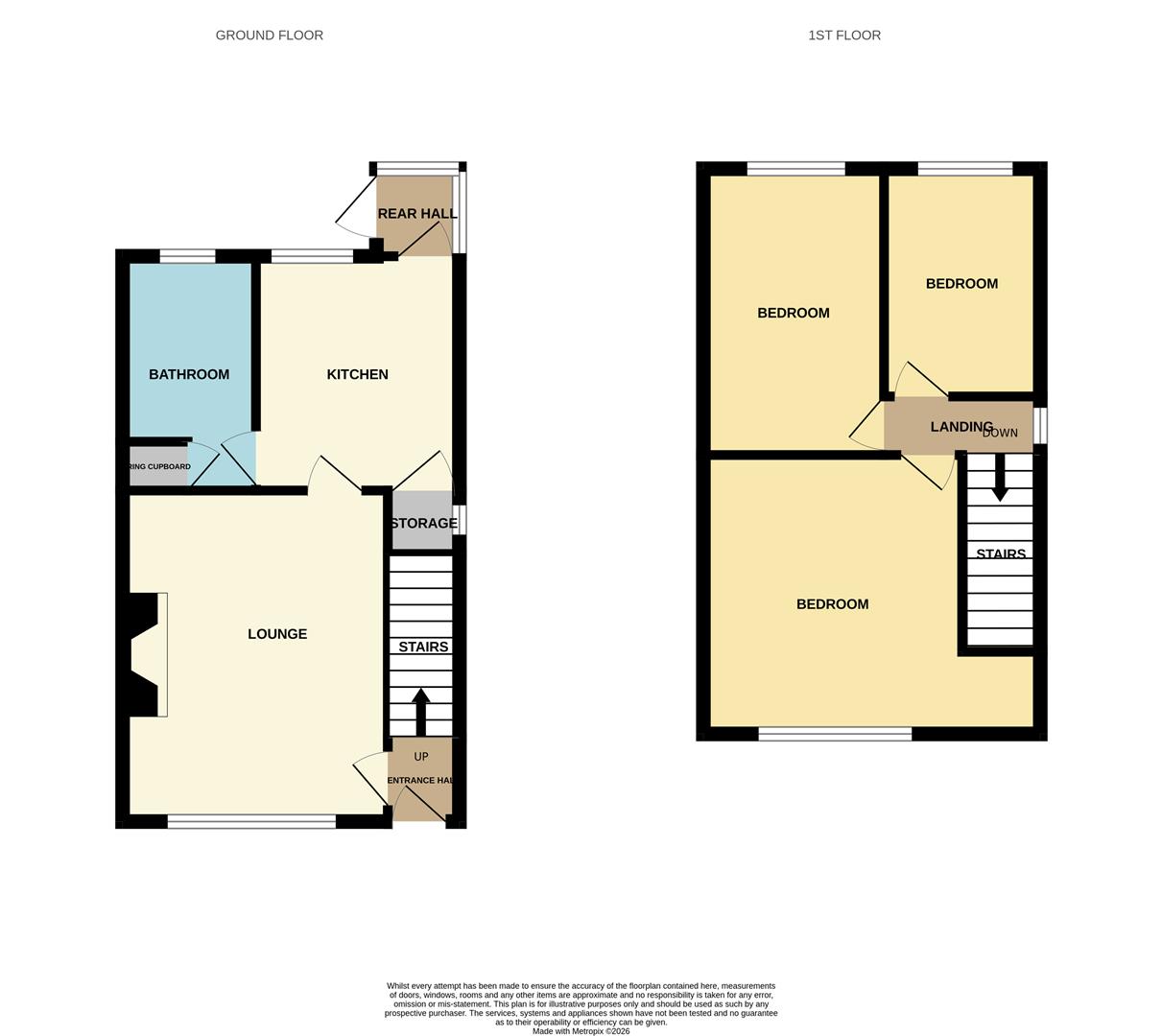 72, Ridge Road, Stoke-On-Trent floorplan