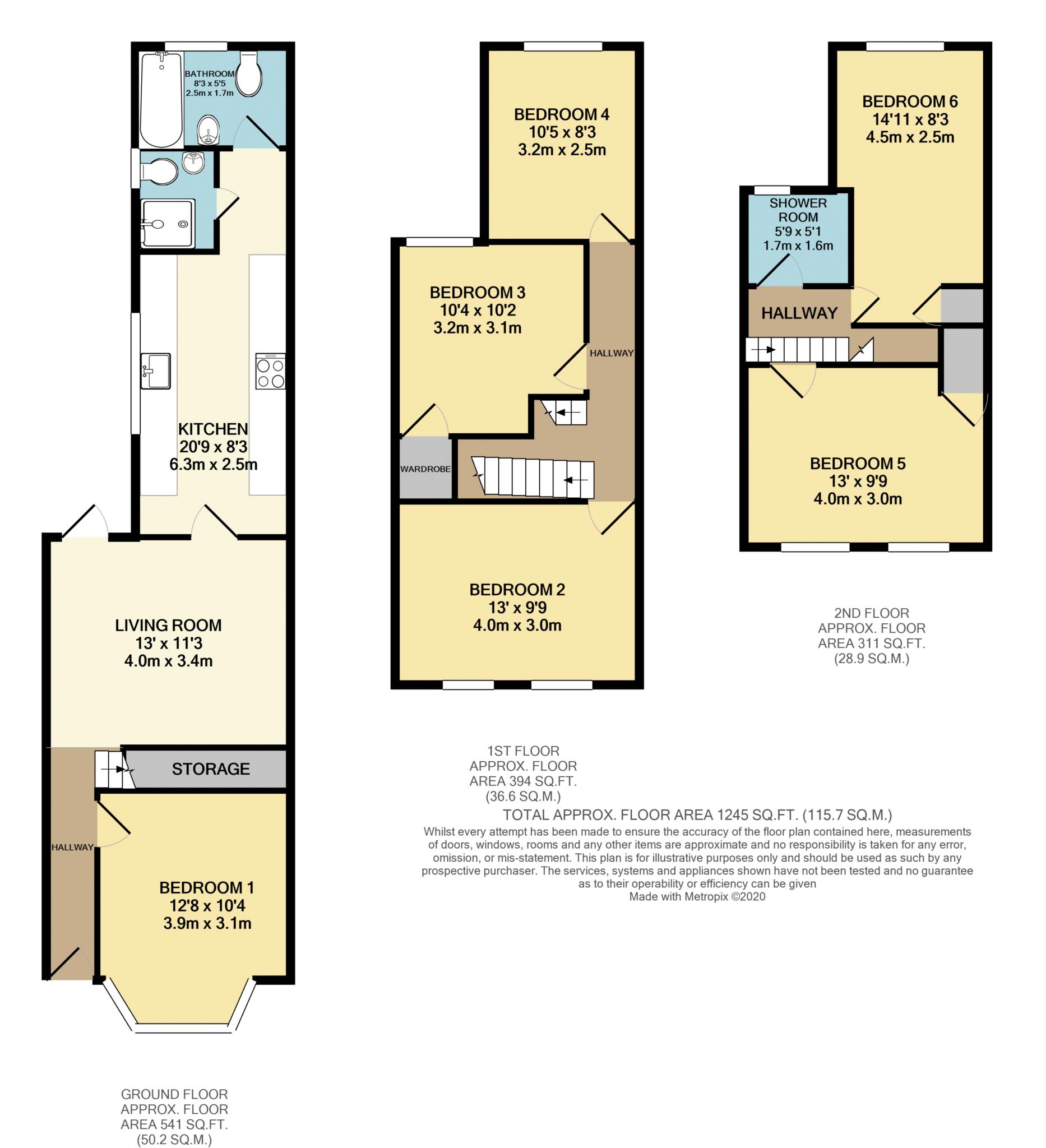 58, Radstock Road, Reading floorplan