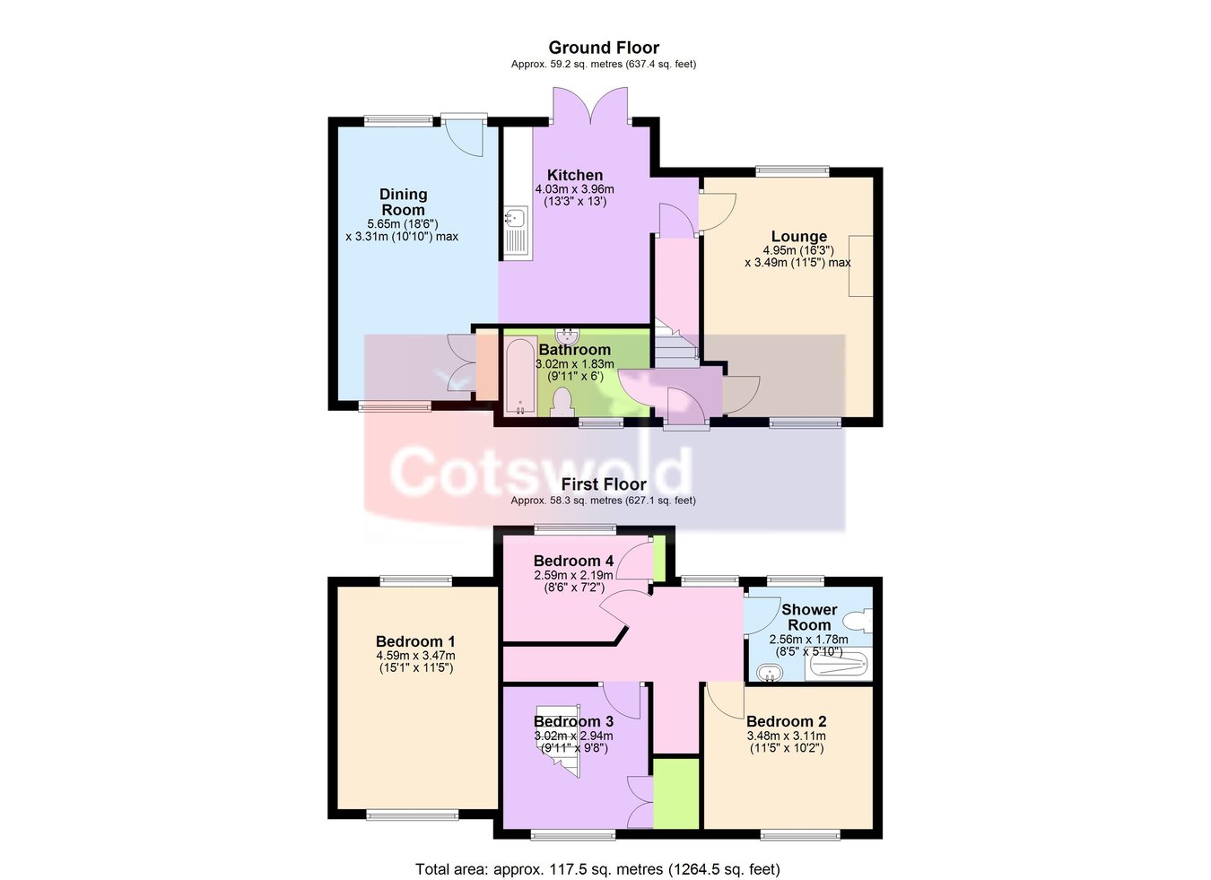 11, Church Row, Cheltenham floorplan