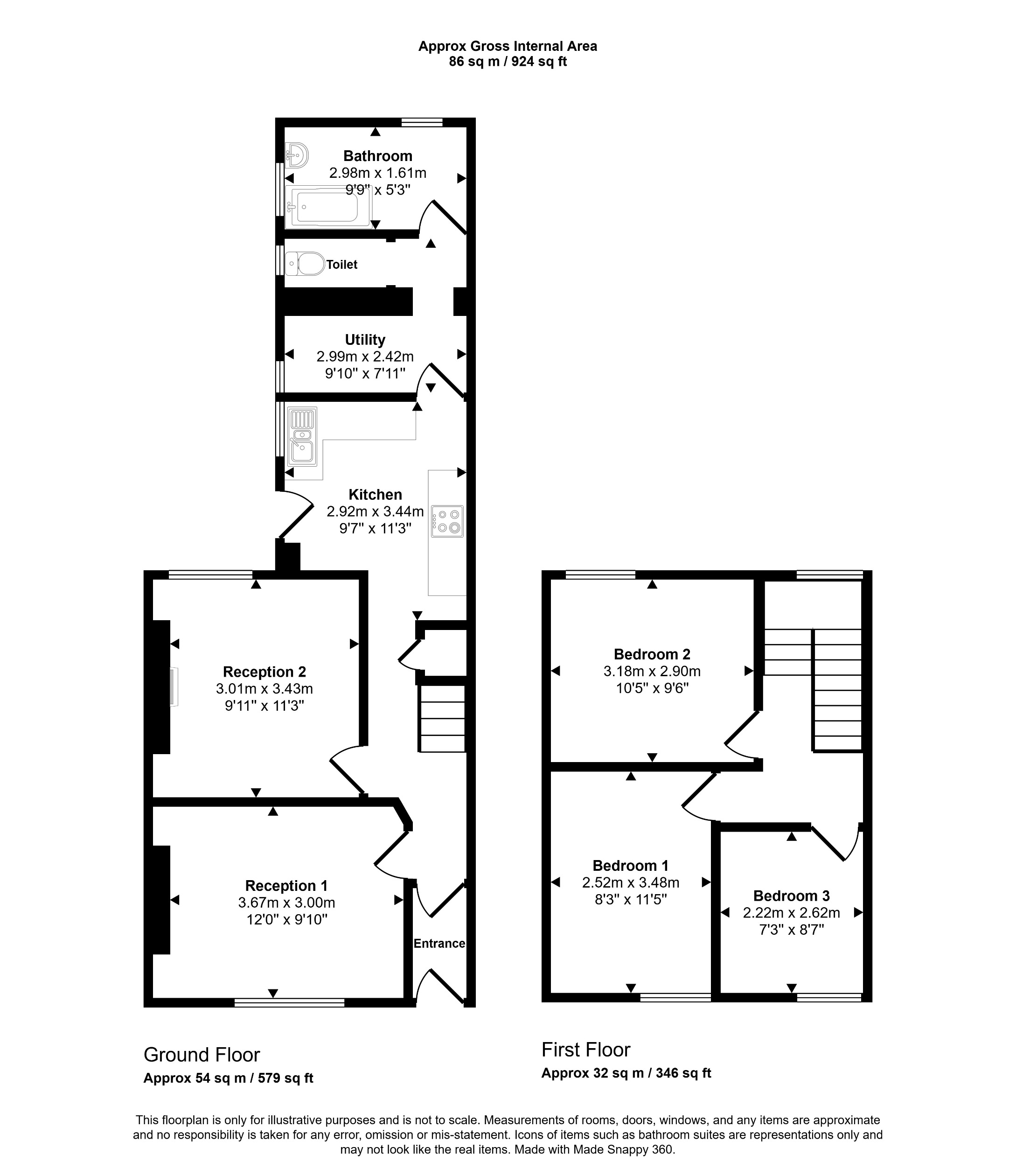 Queen Street, Treforest, Pontypridd, CF37 floorplan