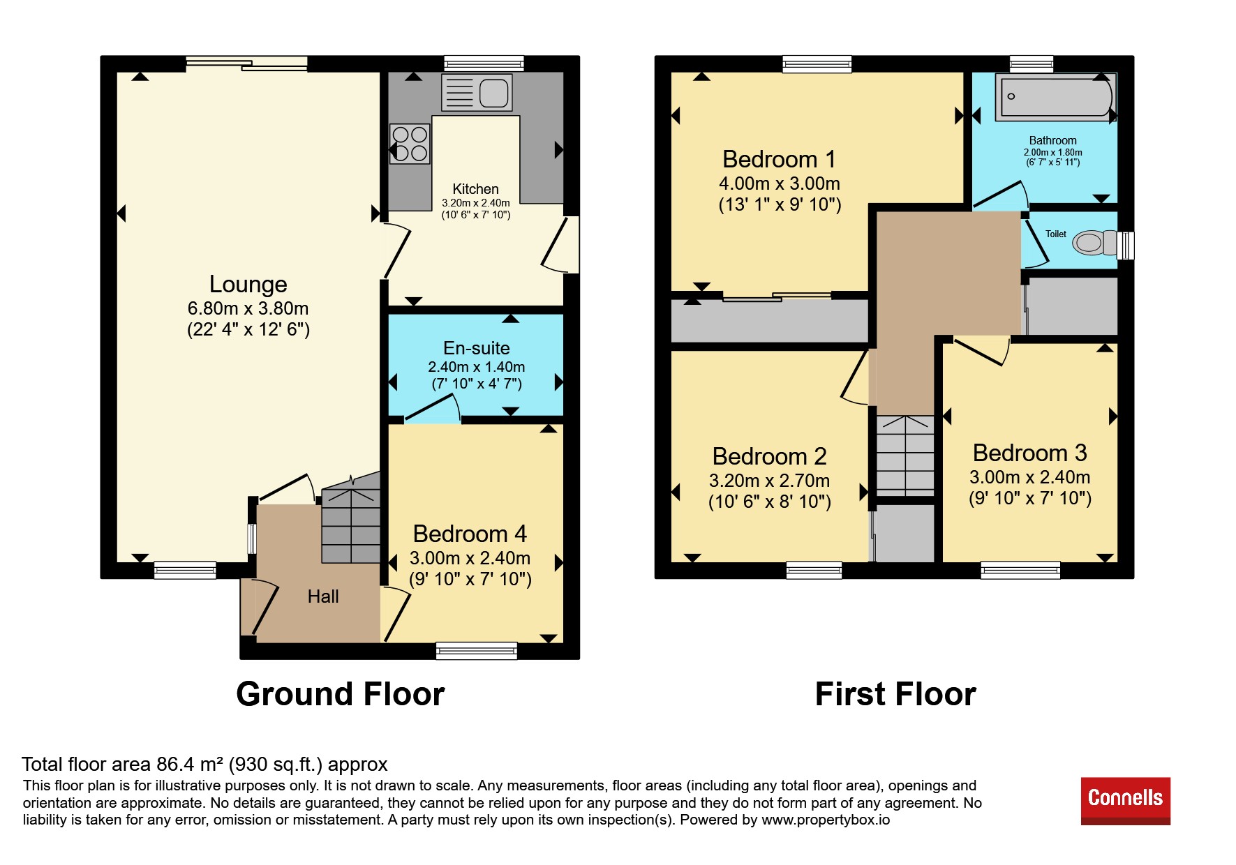 47, Hazelwood Close, Luton floorplan