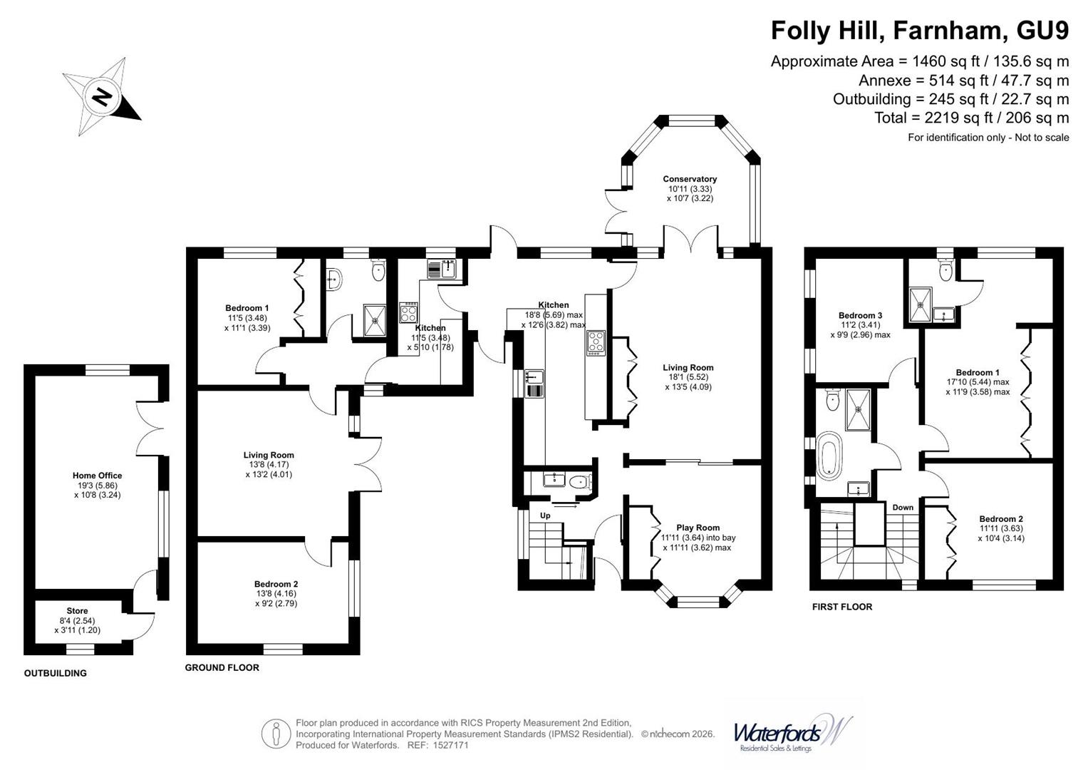 21, Folly Hill, Farnham floorplan
