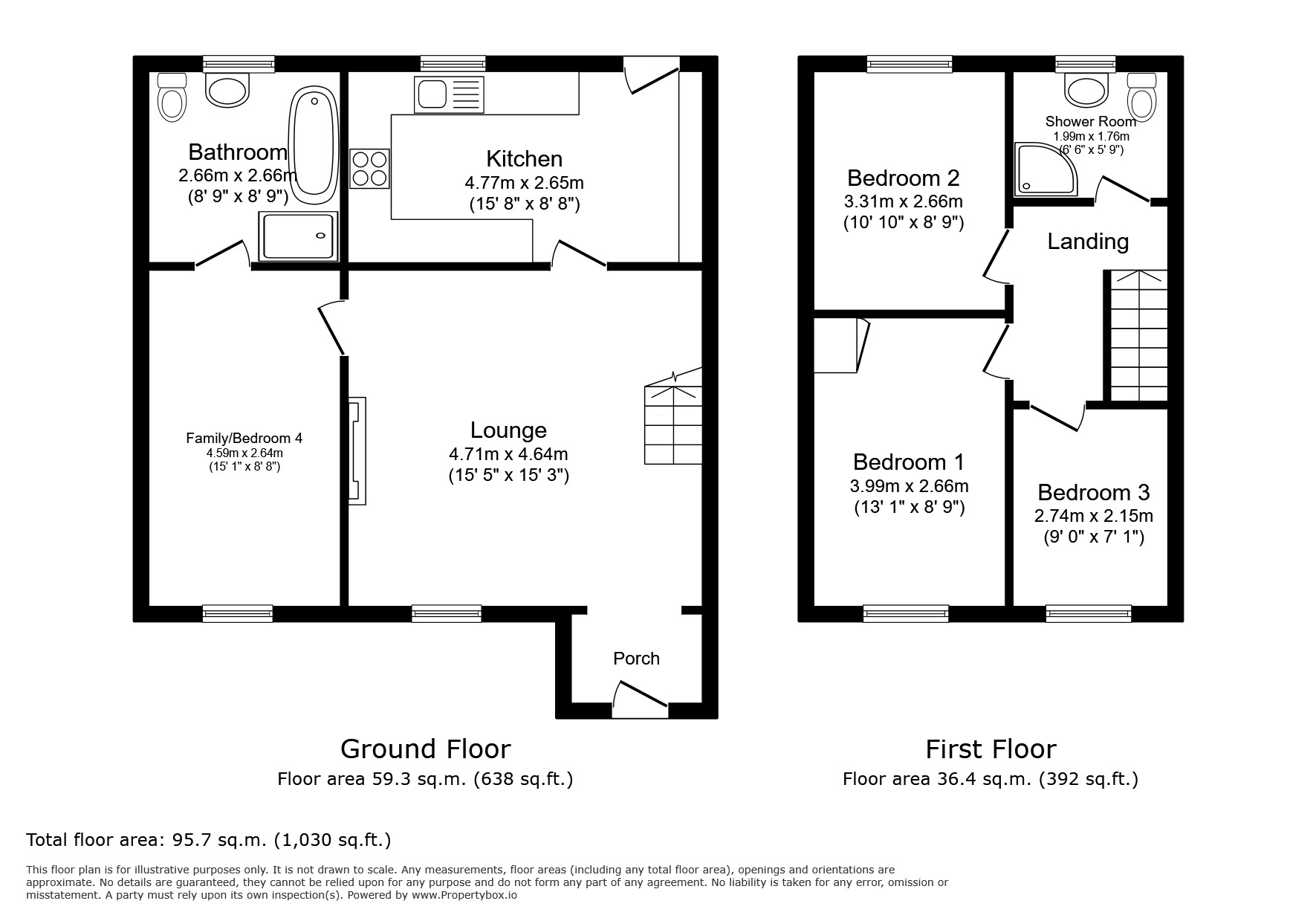 15, Ffordd Mynydd Isa, Wrexham floorplan
