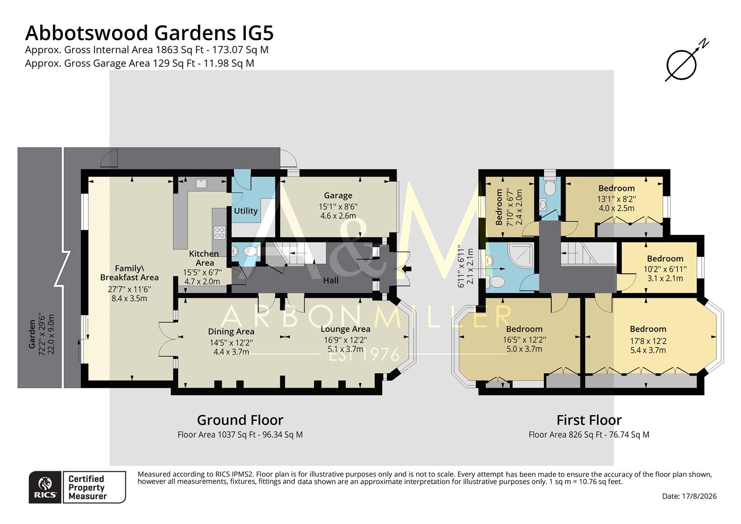 51, Abbotswood Gardens, Clayhall floorplan