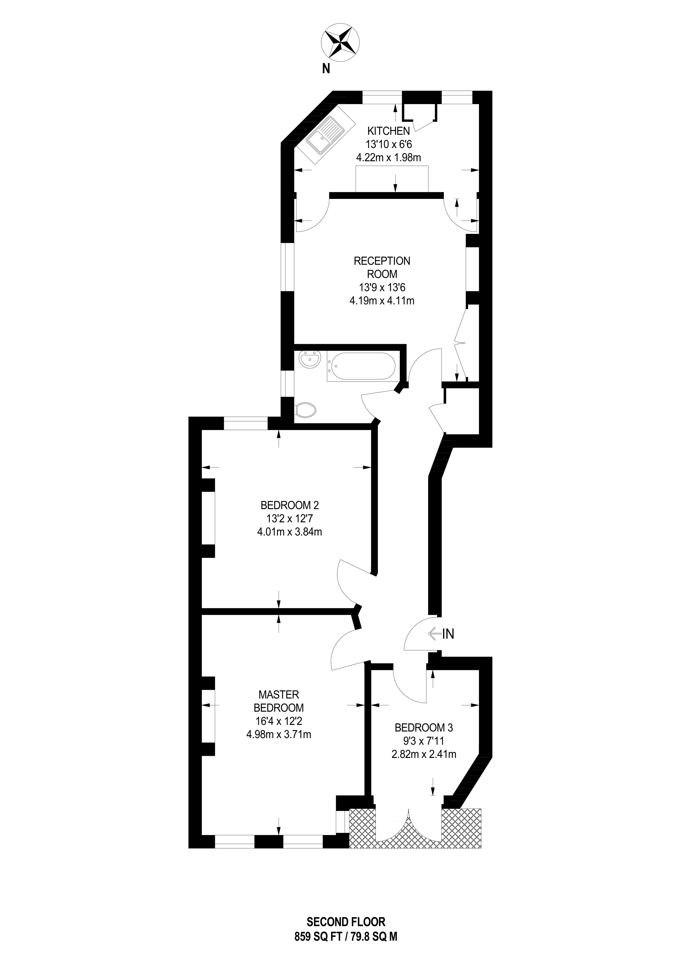 3 Bedrooms Flat for sale in Bishop's Park Road, Bishop's Park SW6
