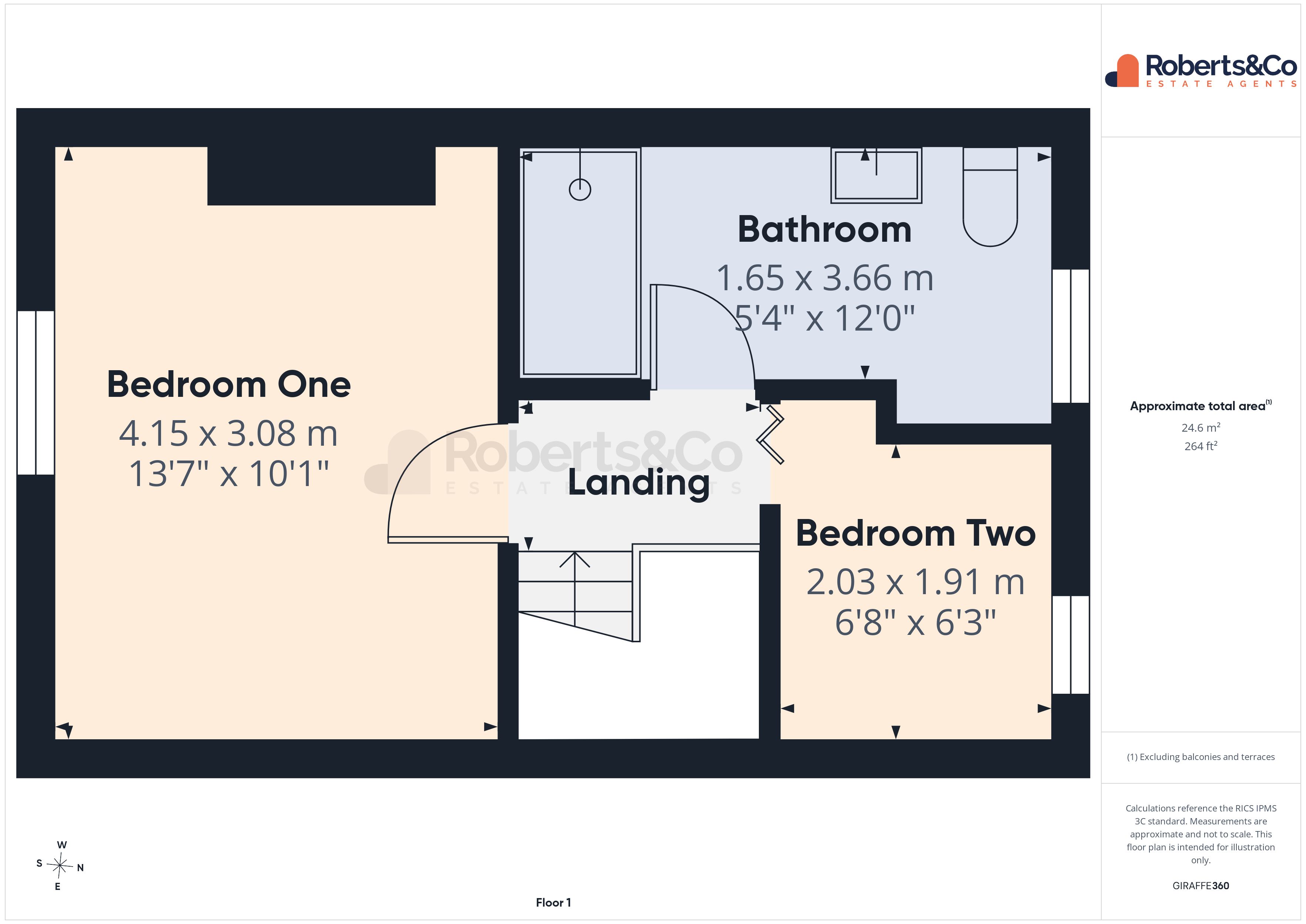 1, Finches Cottages, Penwortham floorplan
