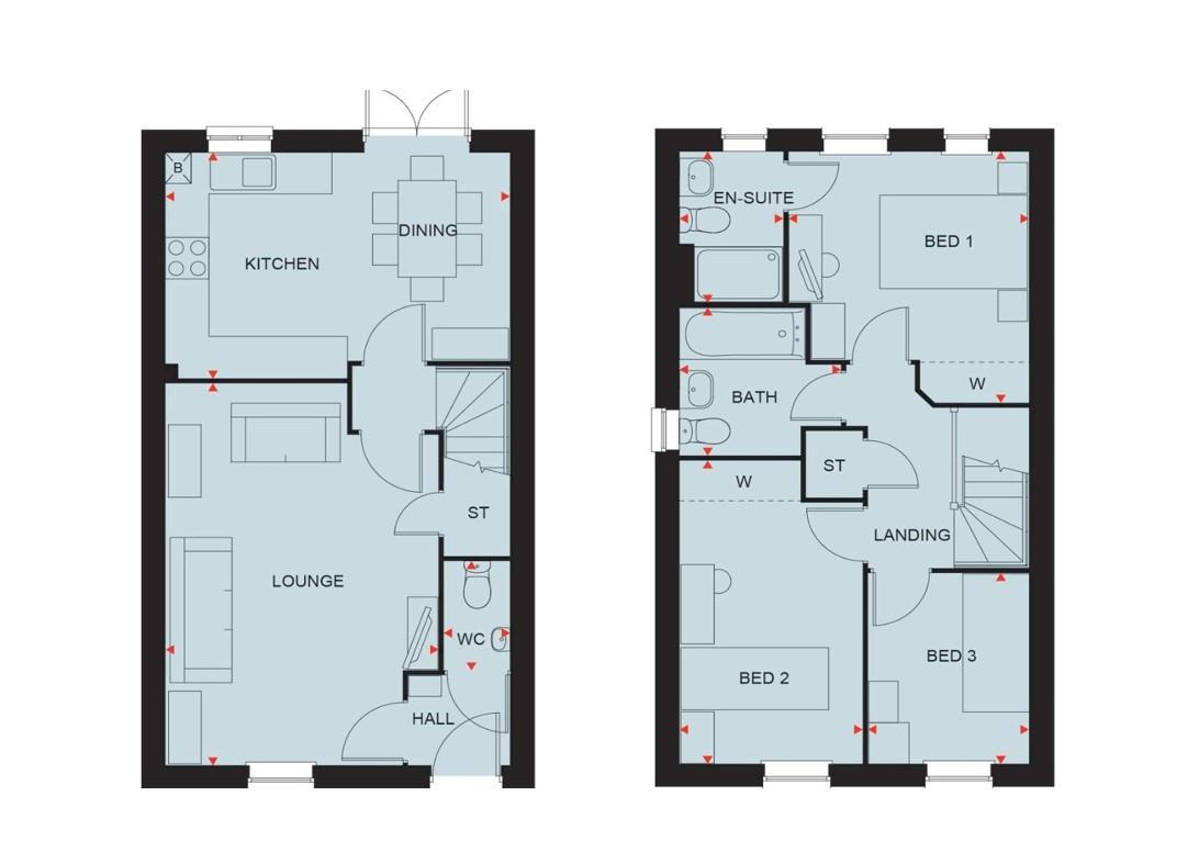84, Manor Road, Newent floorplan