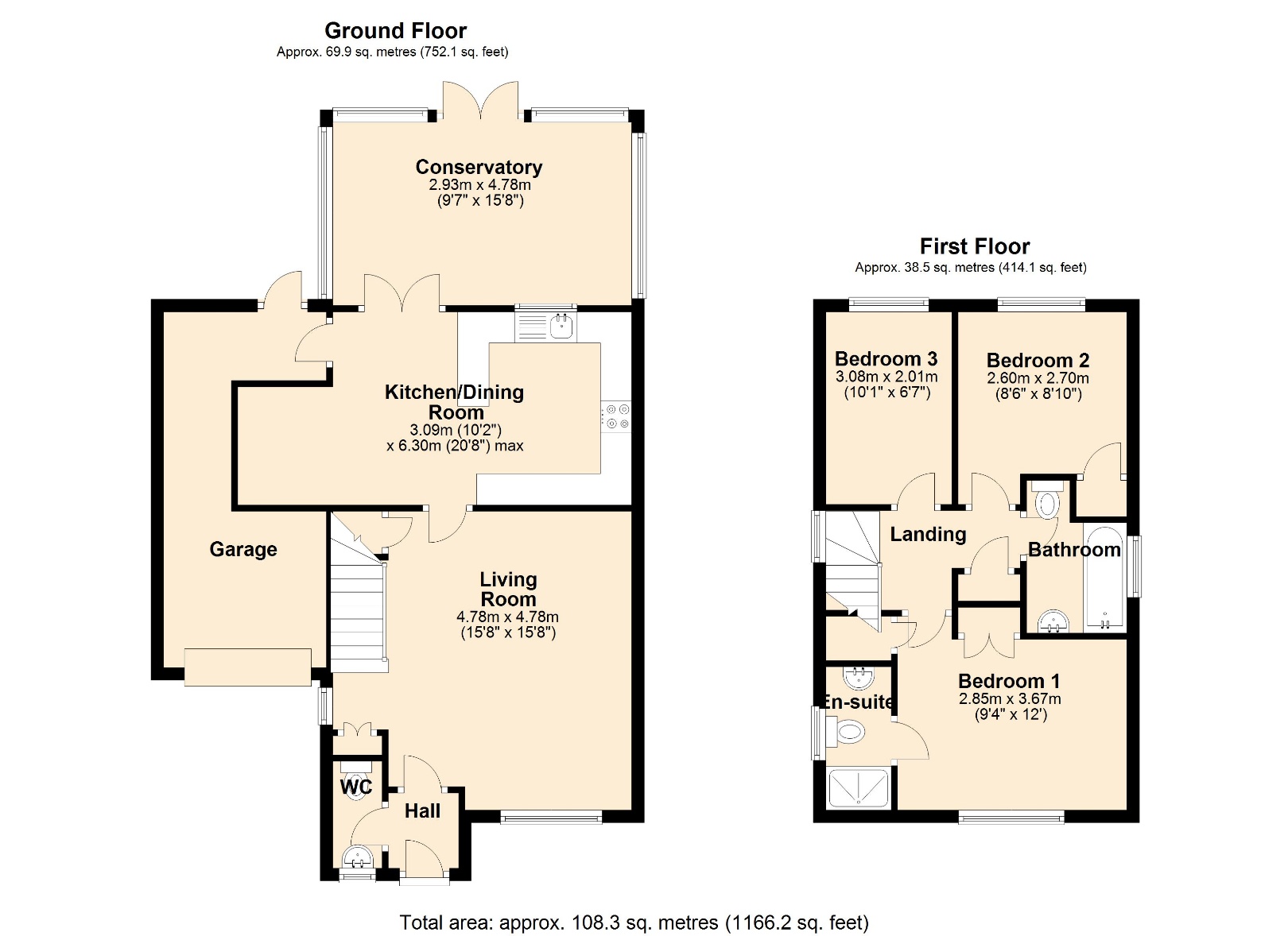 Calvados Park, Kingsteignton, Newton Abbot TQ12, 3 bedroom detached