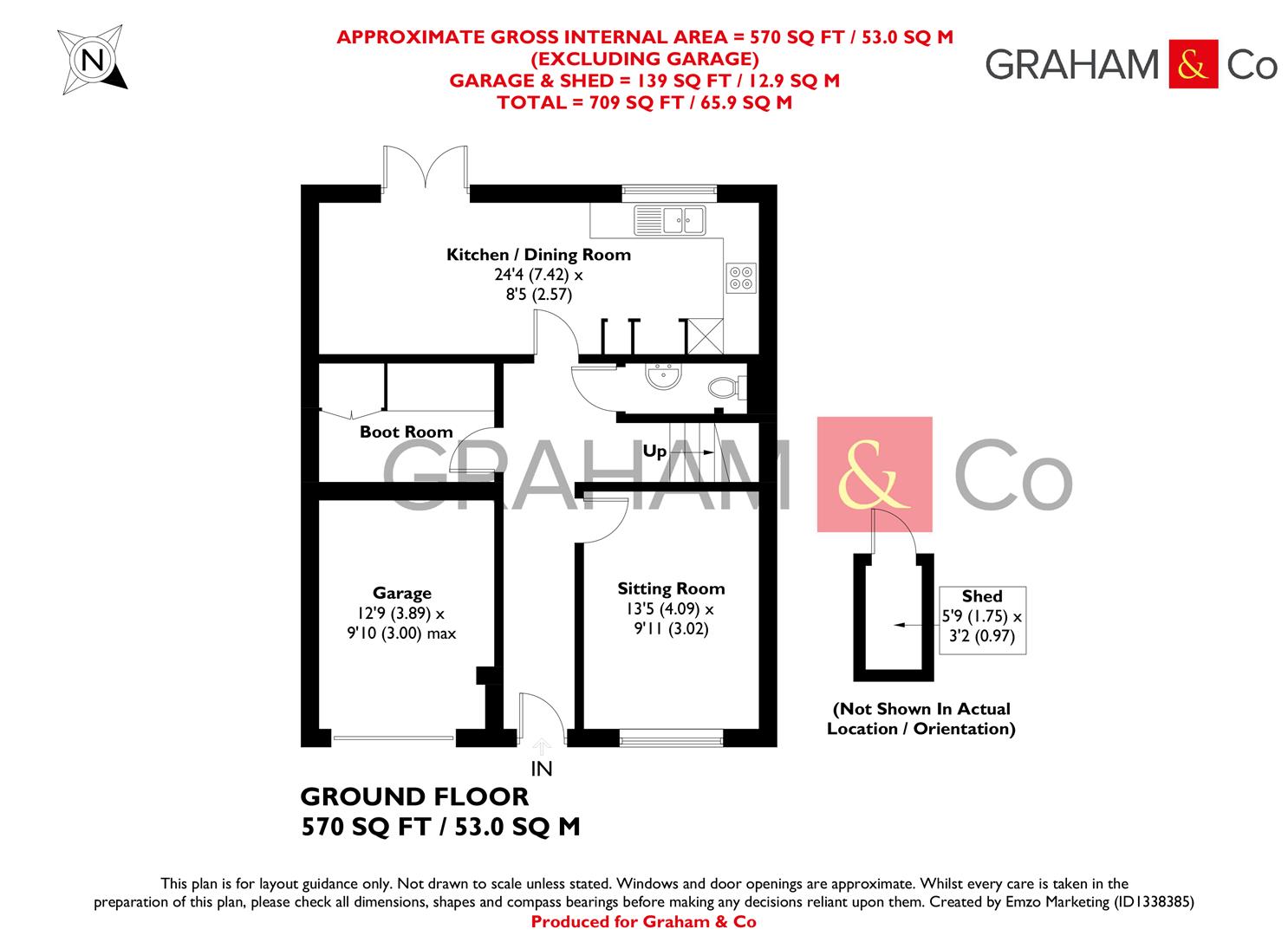 15, Hartack Close, Andover floorplan