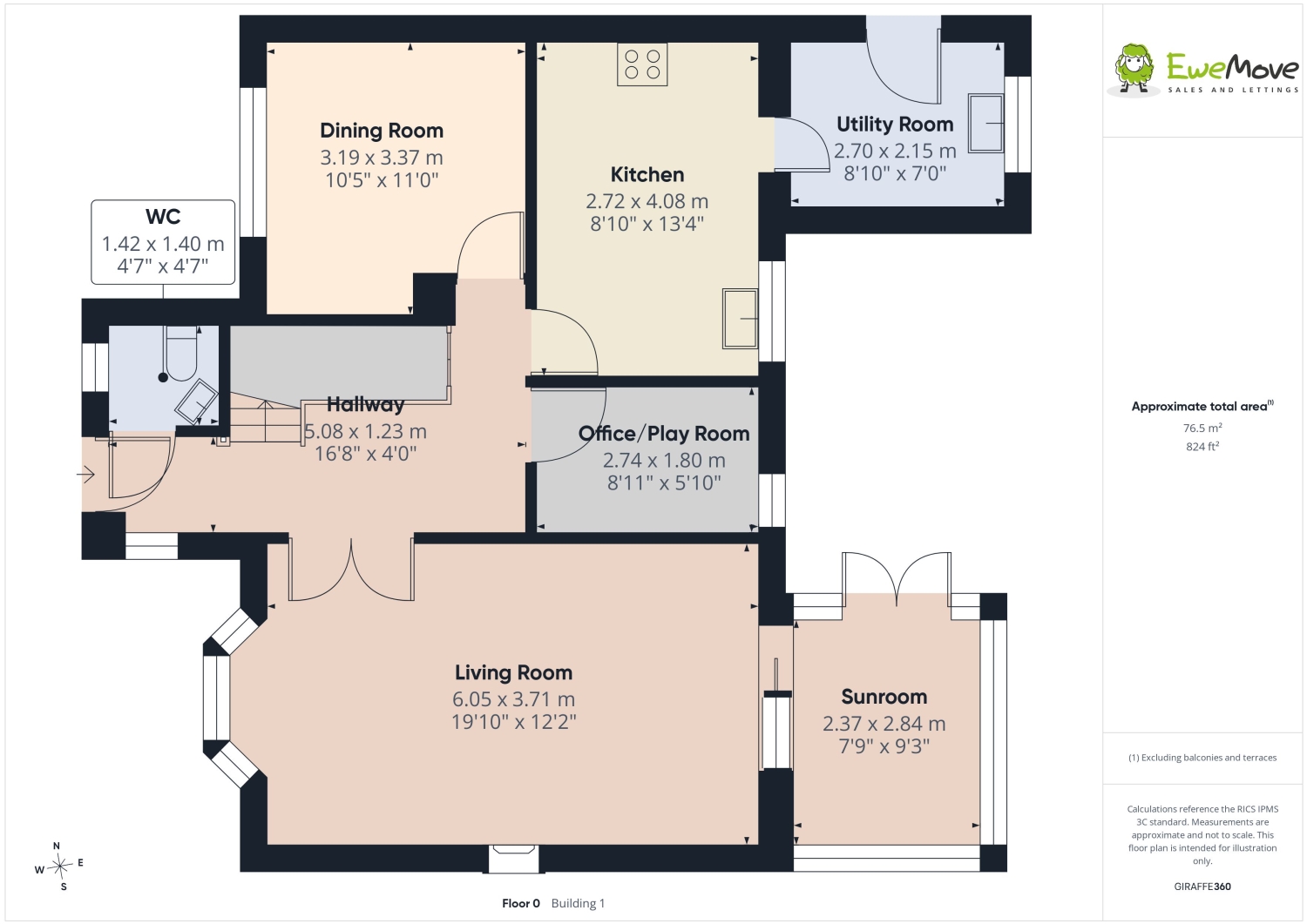 16, MOREHALL CLOSE, YORK floorplan