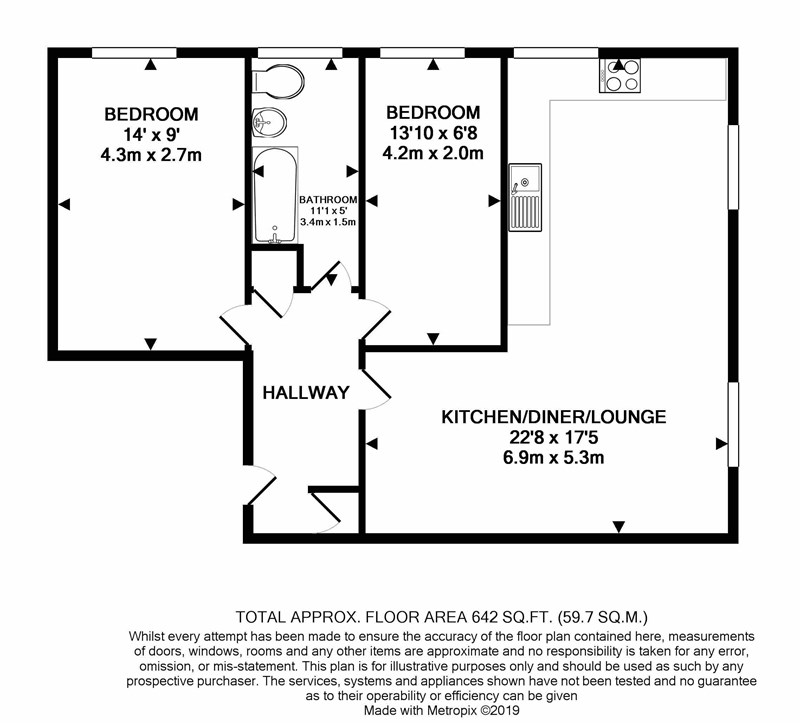 2 Bedrooms Flat for sale in Bramley Hill, South Croydon CR2
