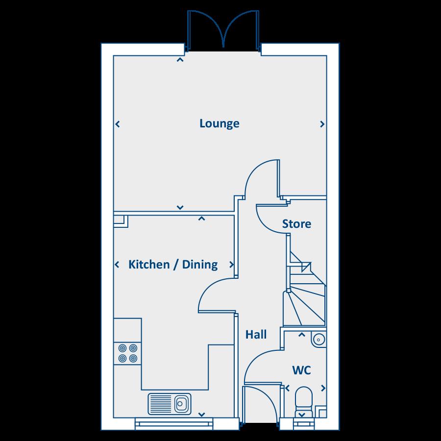 24, Sylvester Crescent, Worksop floorplan