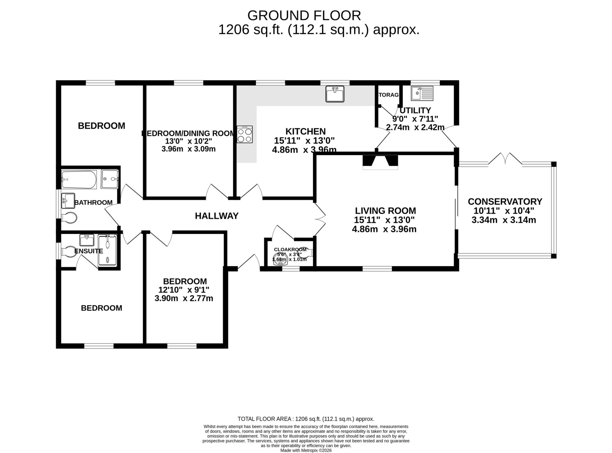 2, Oak Tree Close, Norwich floorplan