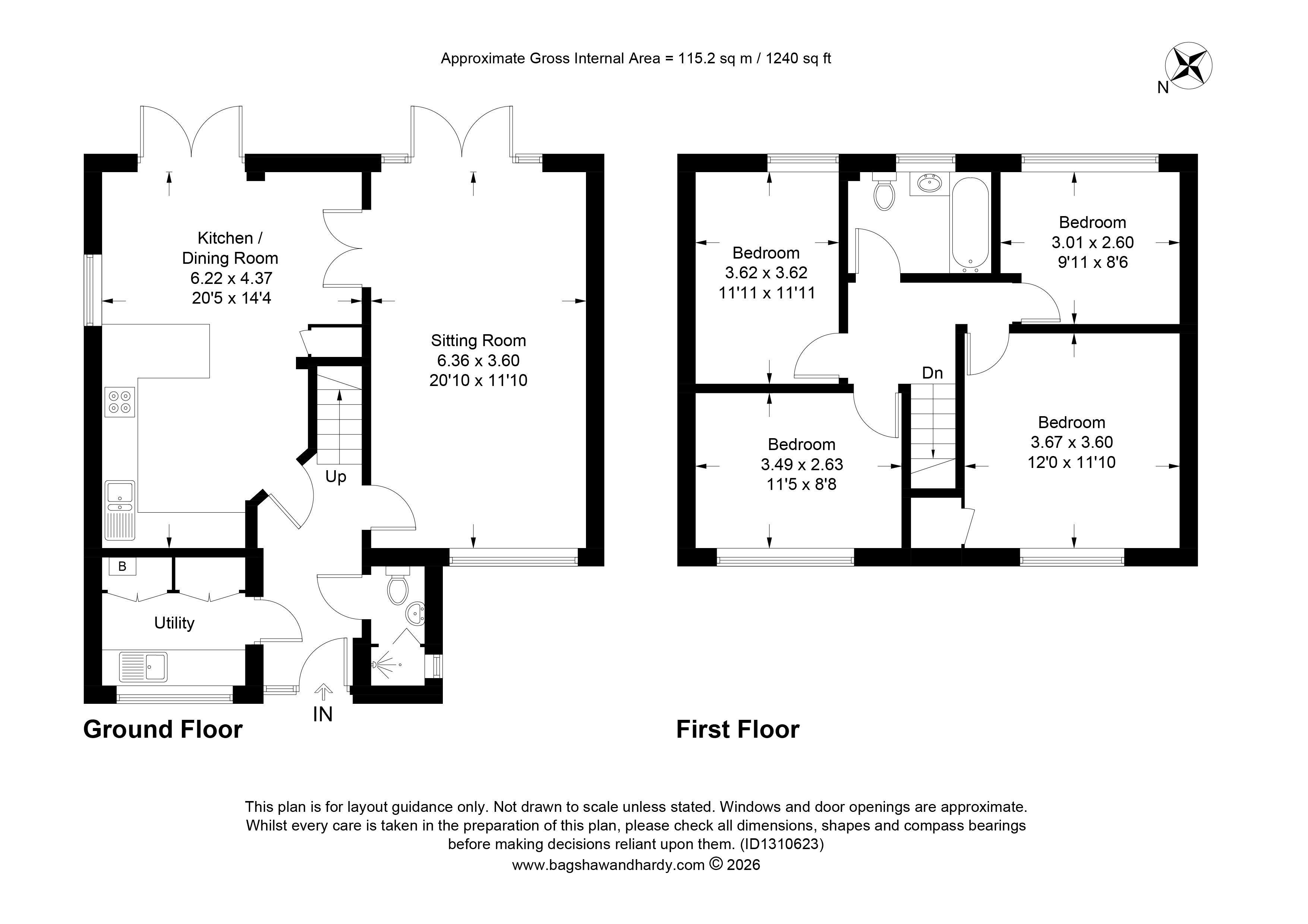 10, Rodney Way, Guildford floorplan