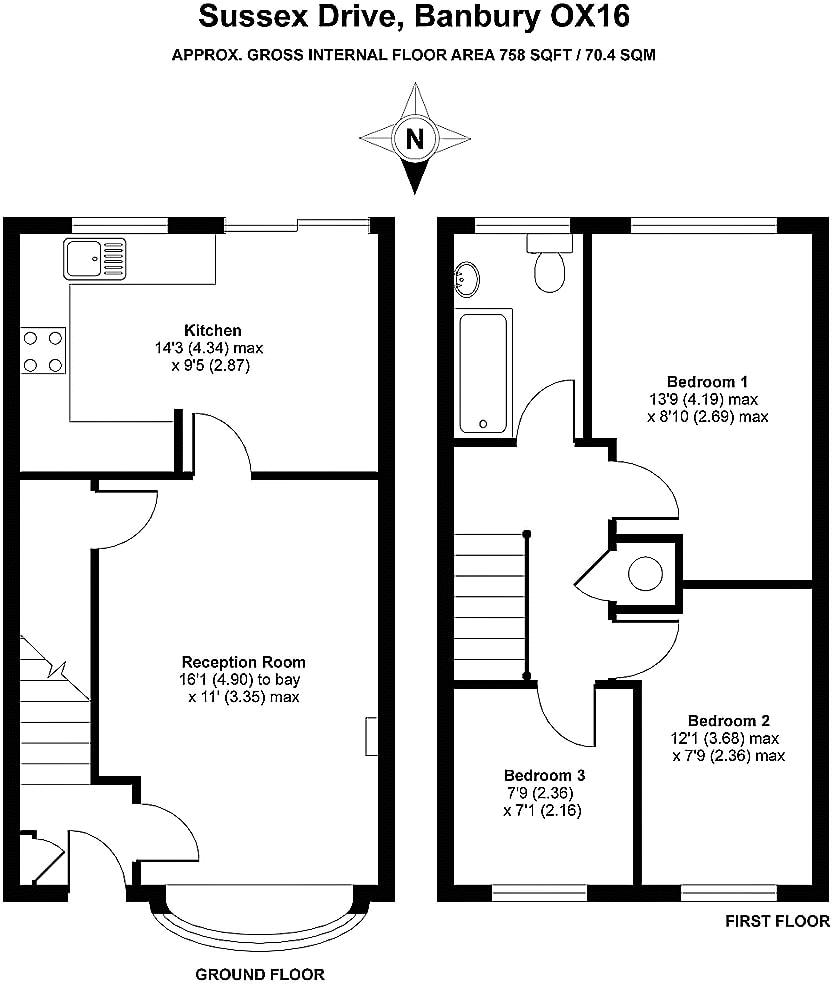 3 Bedrooms End terrace house for sale in Sussex Drive, Banbury OX16