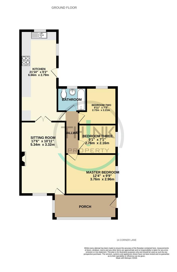 Corner Lane, Norwich floorplan