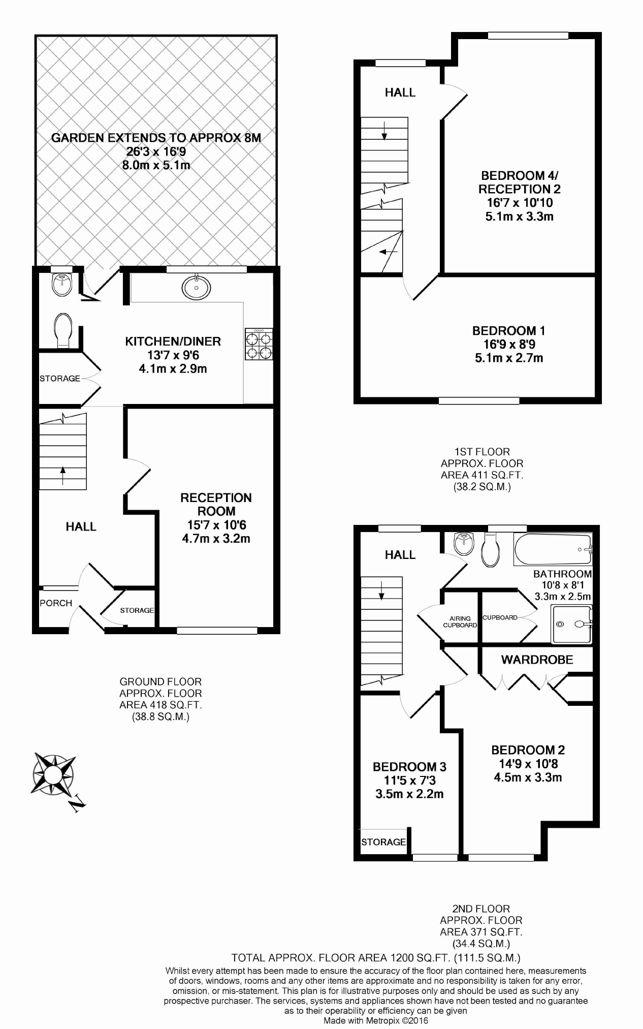 4 Bedrooms Terraced house for sale in Farrant Way, Borehamwood, Herts WD6