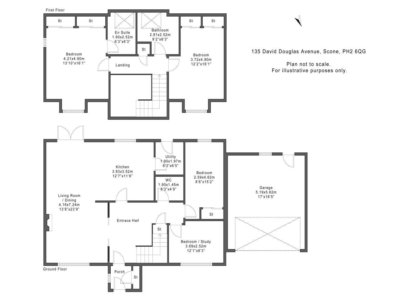 4 Bedrooms Detached house for sale in David Douglas Avenue, Scone, Perth PH2