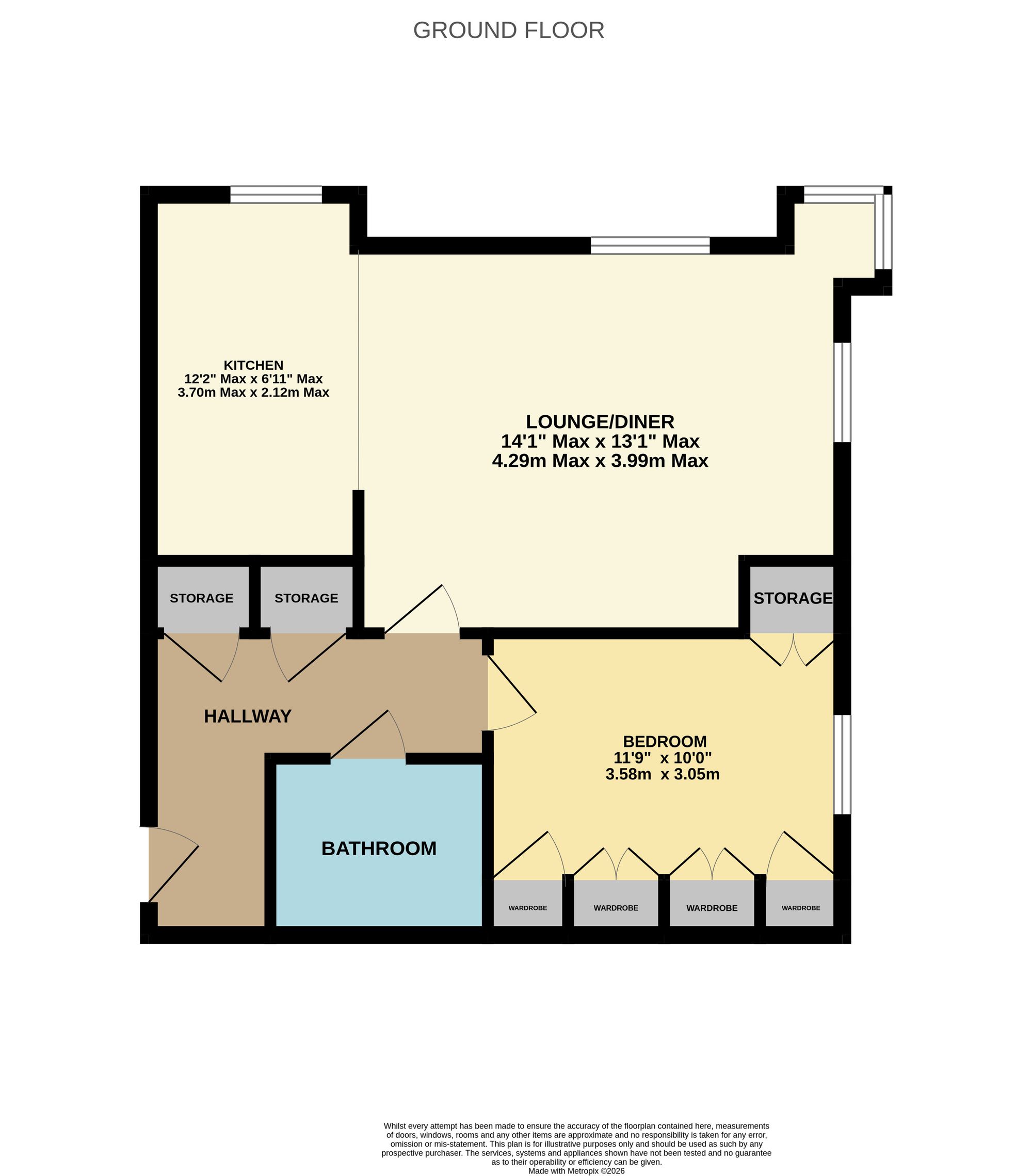 Flat 6, 316 Hinkler Road, Thornhill, Southampton floorplan