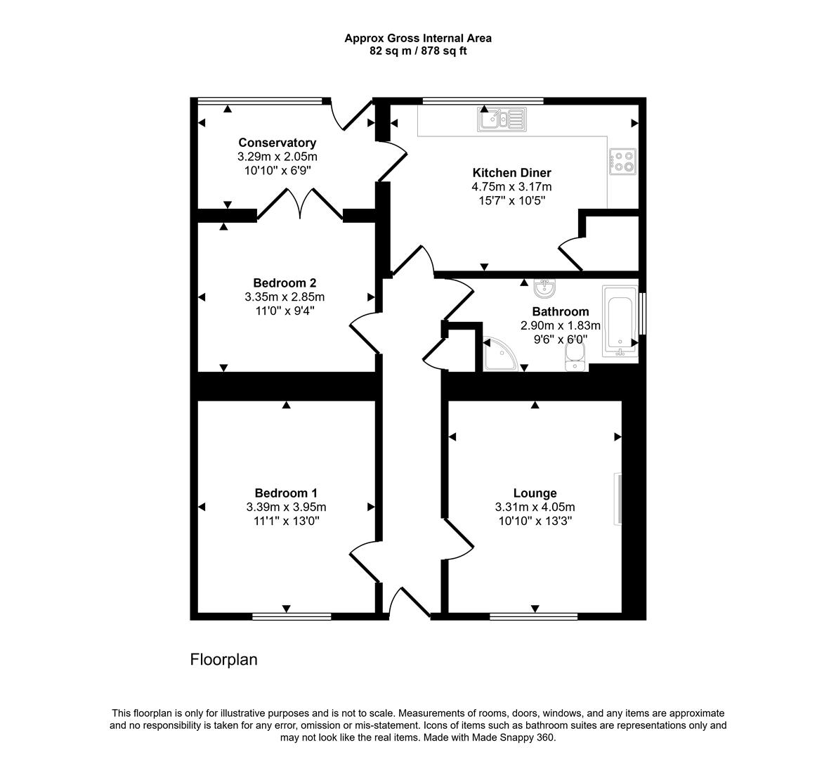 12, Waterloo Road, Pembroke Dock floorplan