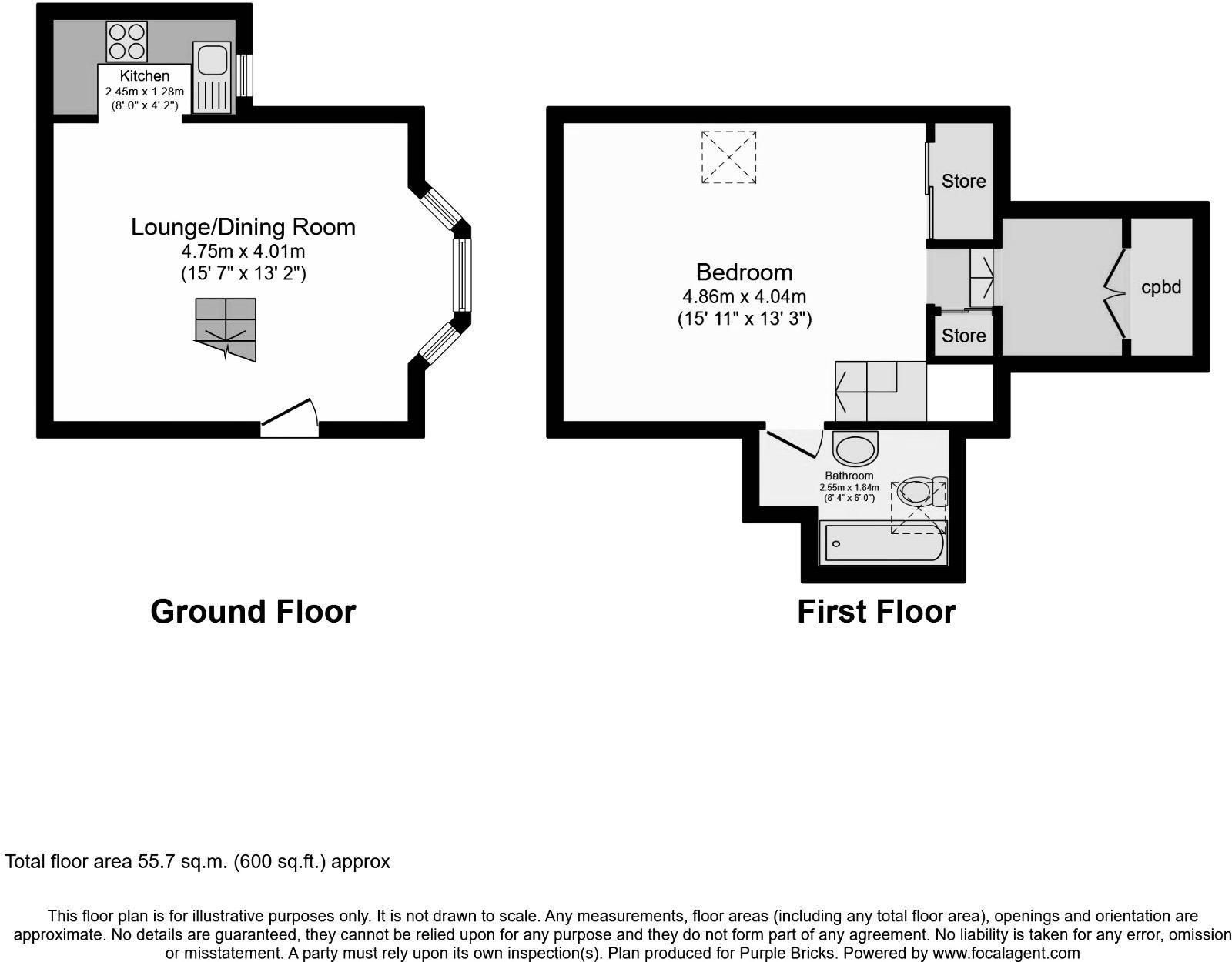 Flat 4 Sandhurst, Guildford Road, Farnham floorplan