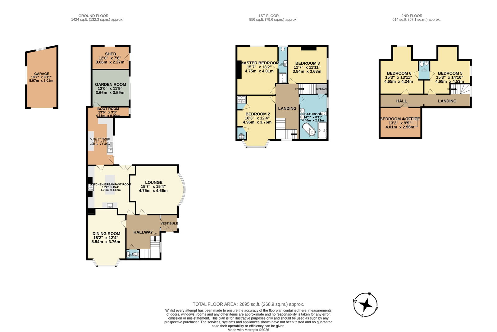 3, Russell Avenue, Plymouth floorplan