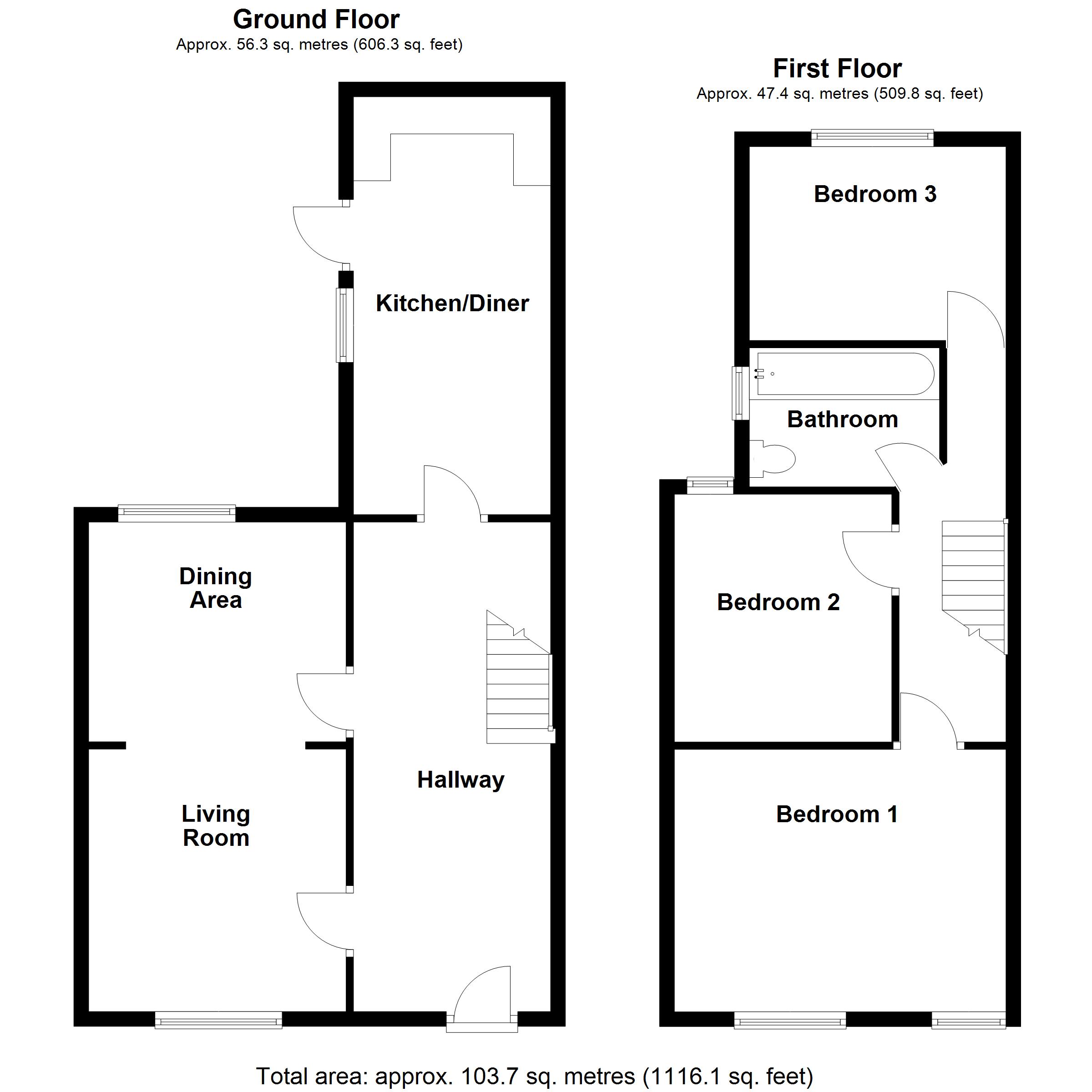 Woodlawn Street, Whitstable floorplan