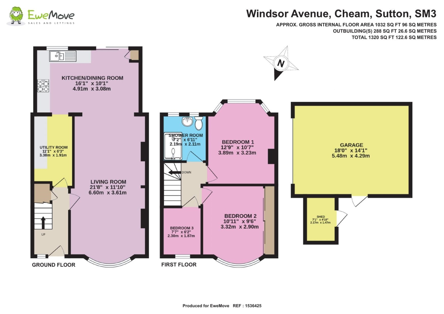 Windsor Avenue, Sutton floorplan